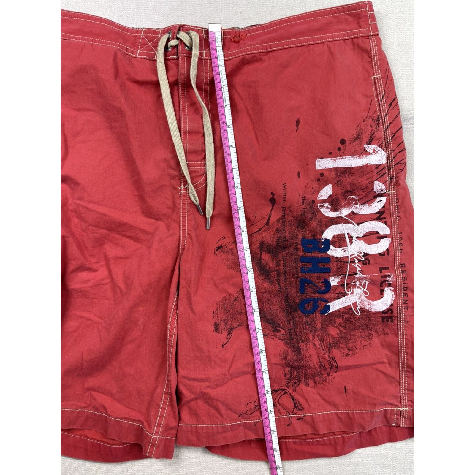 Polo Ralph Lauren VINTAGE Polo Ralph Lauren Mens Cargo Military Fishing Swim Trunks Lined Sz L 90s Red Cotton Quick Dry Pockets Casual Shorts Size US S / EU 44-46 / 1 - 6 Thumbnail