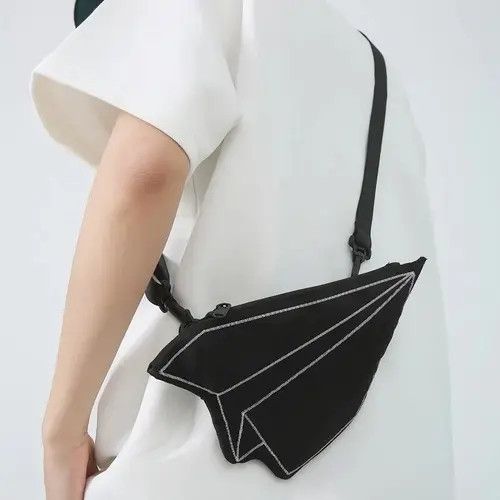 VIBE Fashion y2k contrast thread fanny pack grunge shoulder bag Size ONE SIZE - 1 Thumbnail