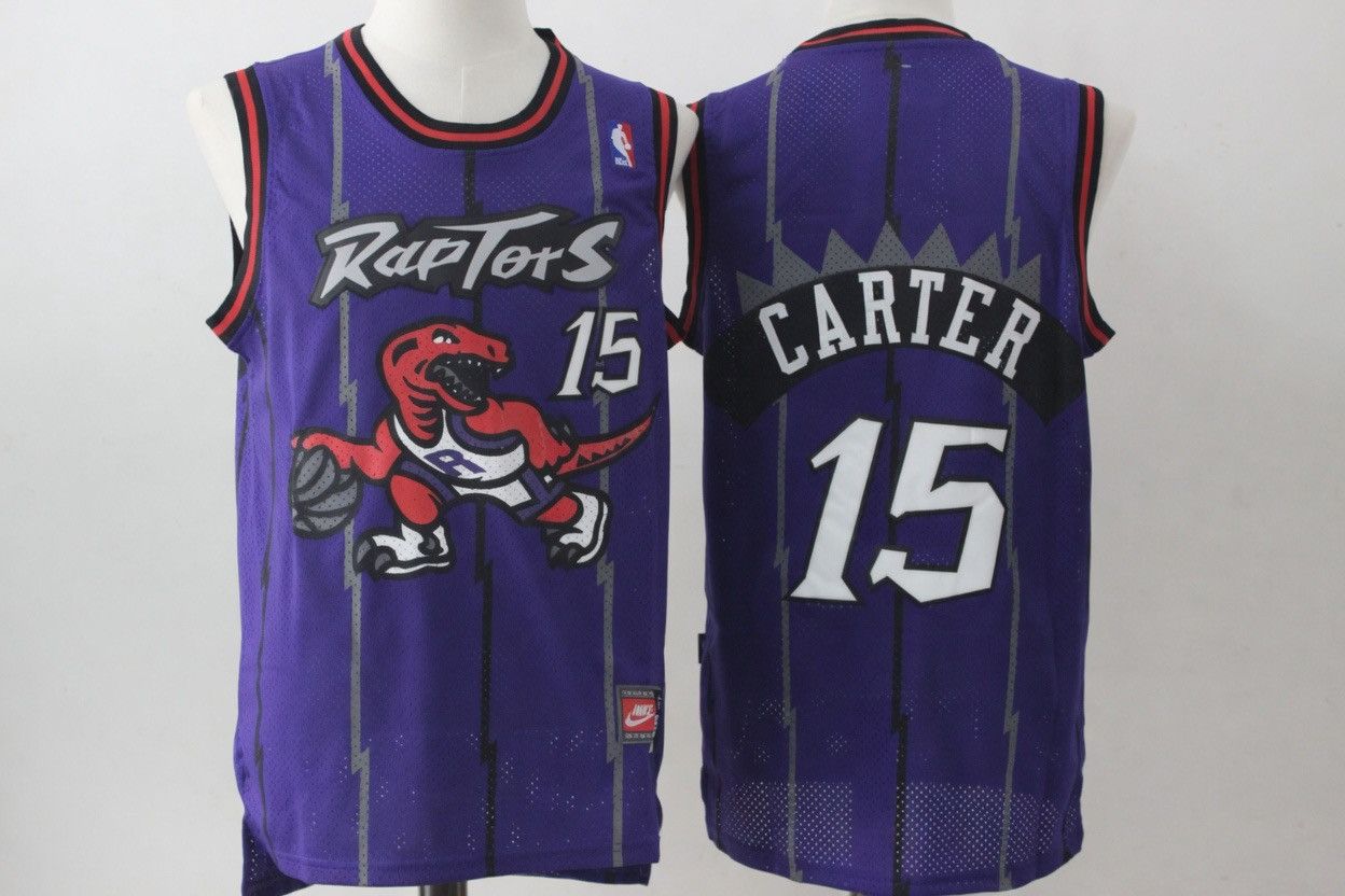NBA Retrò Maglia Basket - Vince Carter Toronto Raptors #15 - M Size US M / EU 48-50 / 2 - 1 Thumbnail