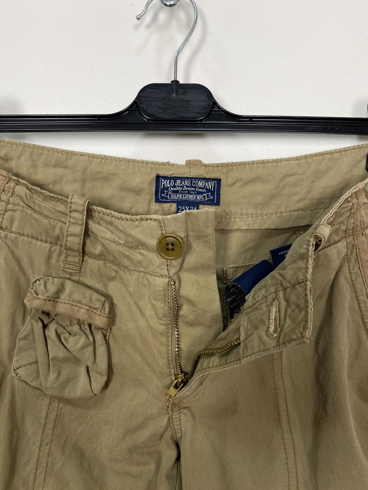 Polo Ralph Lauren Polo Jeans Company Womens Layna Cargo Pants Size 25/34 Brown Size 34" / US 12 / IT 48 - 9 Thumbnail