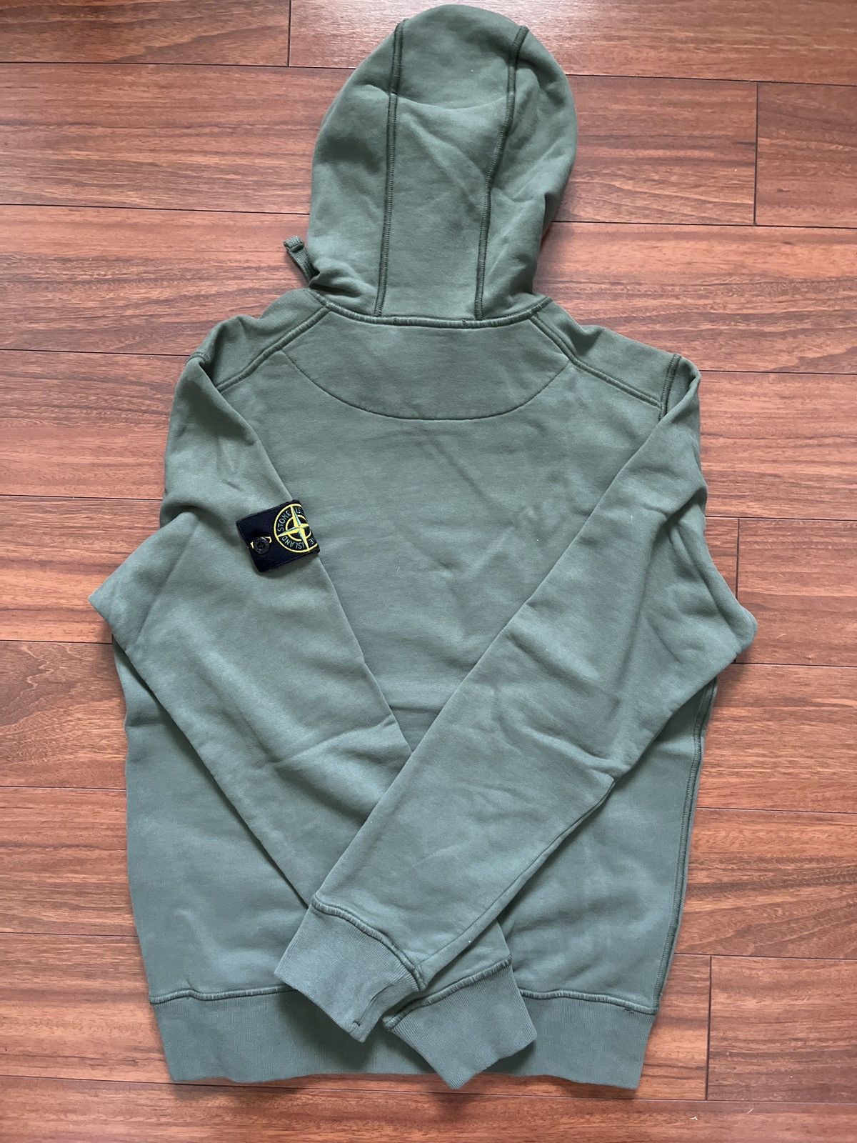 Stone Island Stone Island Garment Dyes Hoodie - Sage Size US S / EU 44-46 / 1 - 2 Thumbnail