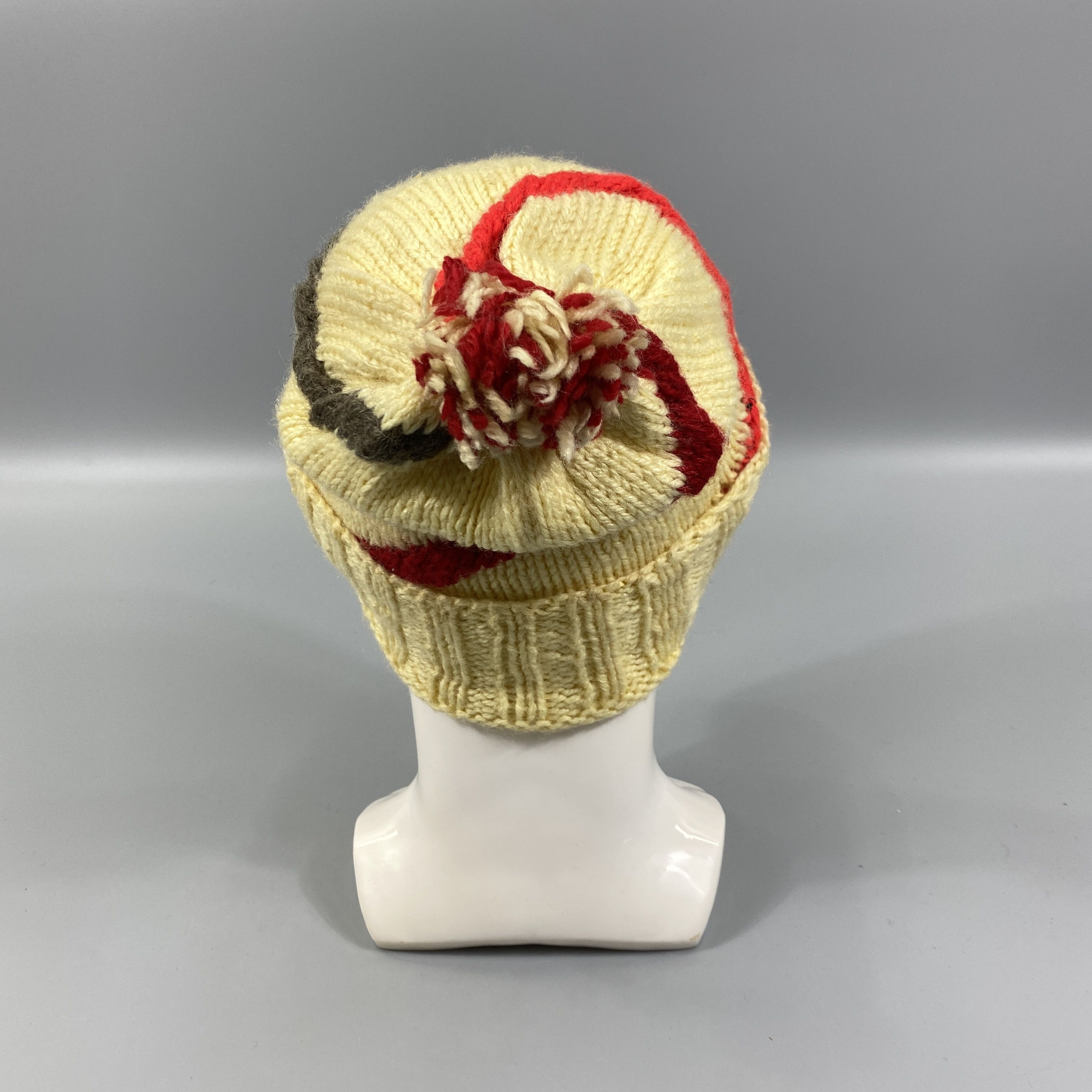 Japanese Brand Knit Snow Cap Beanie Hats Pom Pom -BN1172 Size ONE SIZE - 2 Thumbnail
