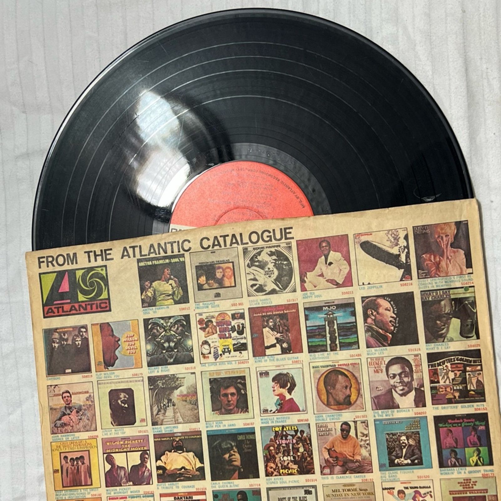 Led Zeppelin LED ZEPPELIN self-titled LP 1969 Atlantic Gold Record Award Size ONE SIZE - 3 Thumbnail