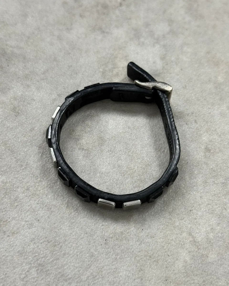 Marithe + Francois Girbaud Marithé + François Girbaud Black Leather Bracelet Size ONE SIZE - 2 Thumbnail