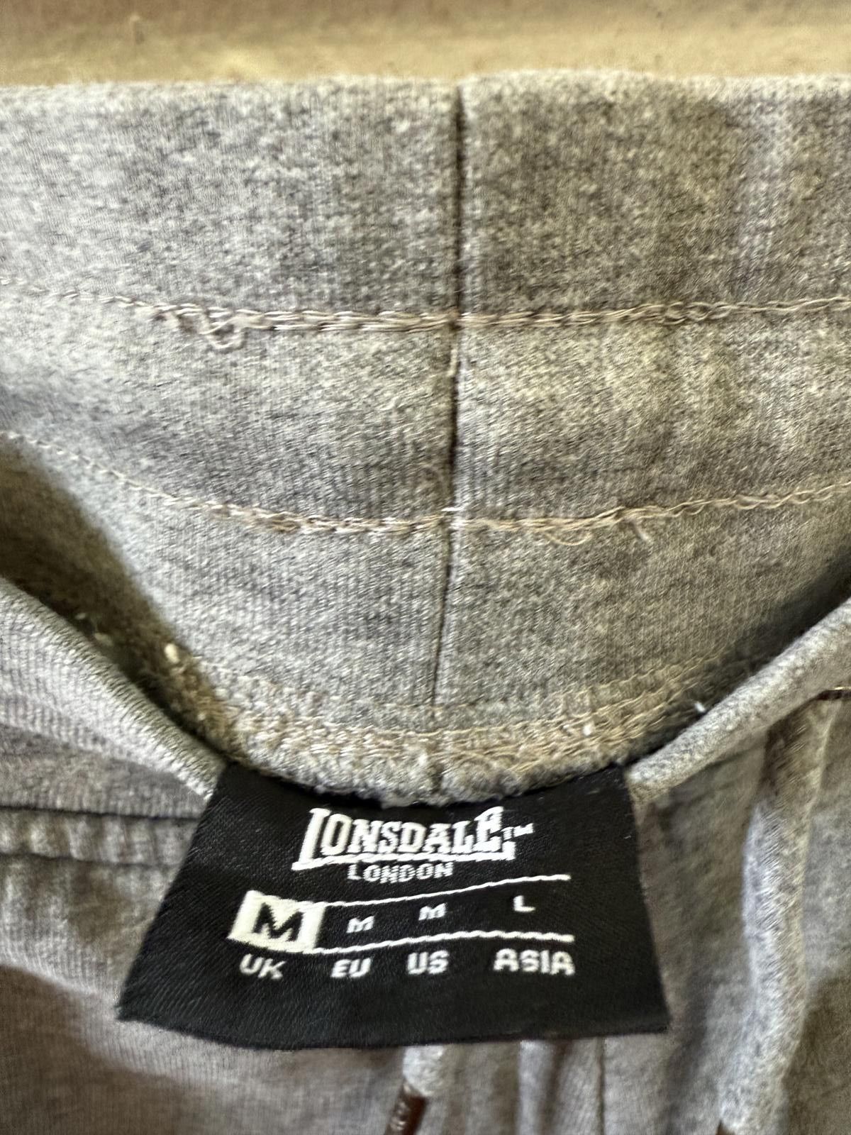 Lonsdale Lonsdale London Men's Grey Sweatpants with Black Stripes Size US 32 / EU 48 - 4 Thumbnail