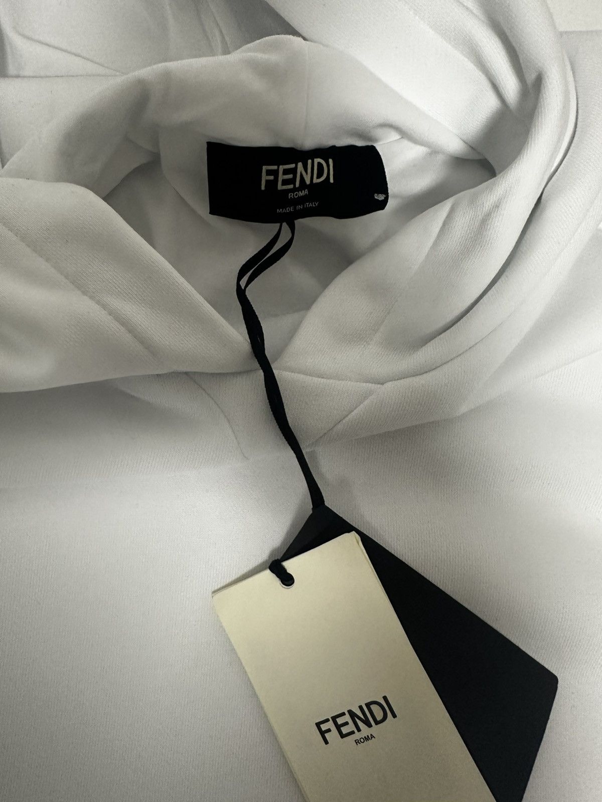 Fendi Fendi White FF Hoodie Size US L / EU 52-54 / 3 - 10 Thumbnail