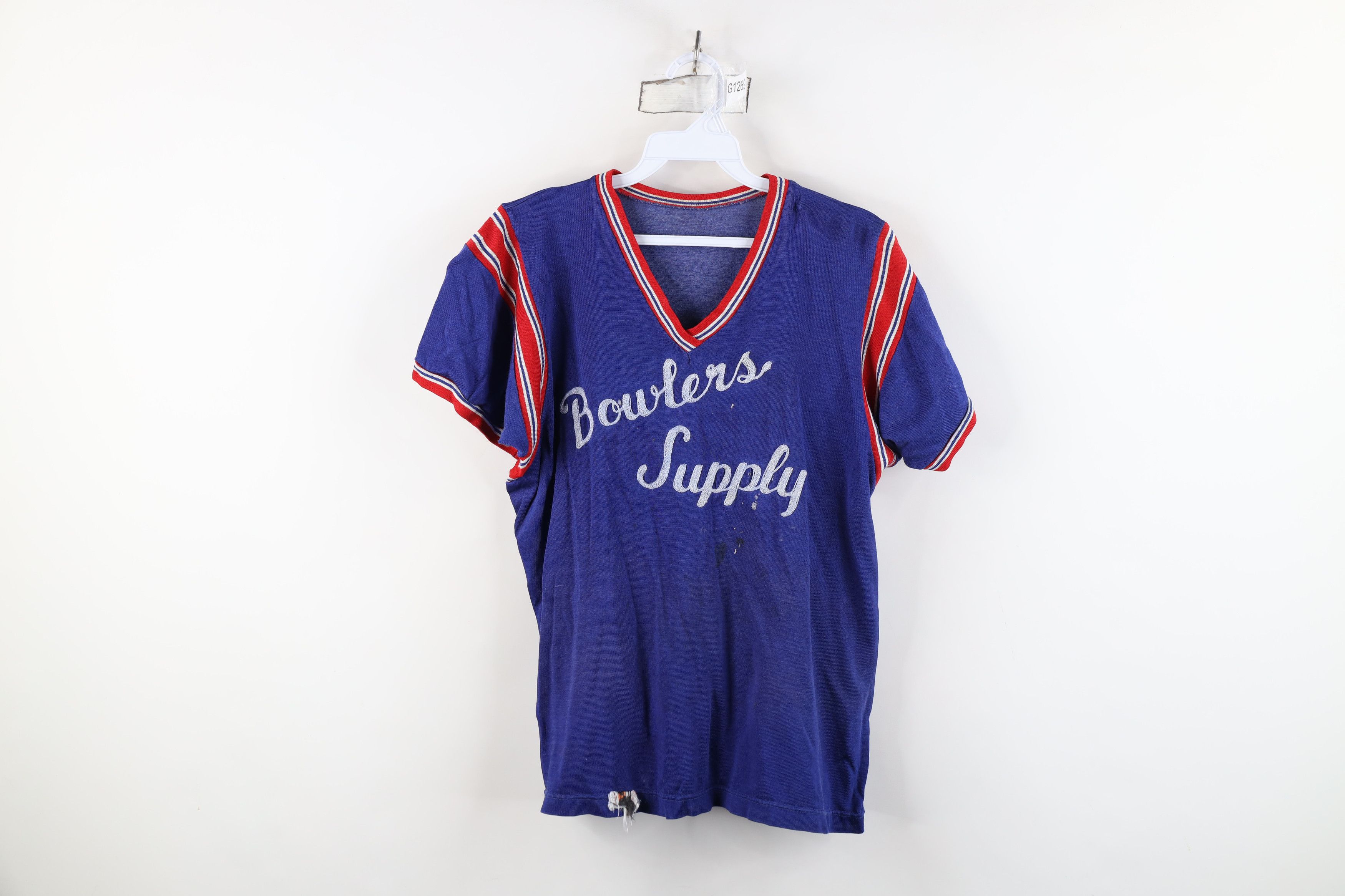 Vintage 50s Felco Chain Stitch Baseball Jersey Shirt USA