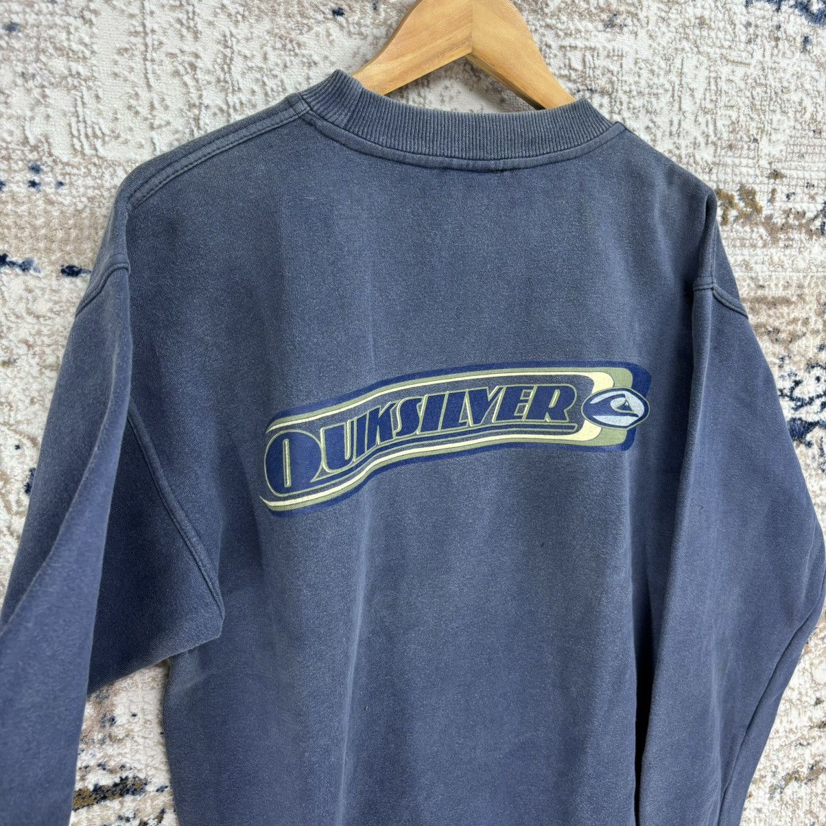 Quiksilver × Vintage Last Drop !! Vtg 90s Quiksilver Surfing Crewneck Sweatshirt Size US S / EU 44-46 / 1 - 3 Thumbnail