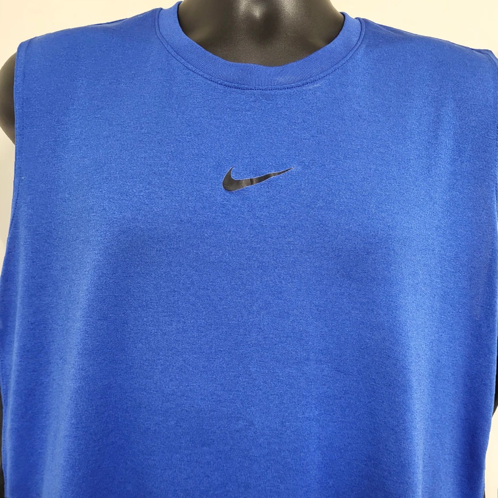 Nike Nike Shirt Mens Large Blue Sleeveless Dri-Fit Casual Outdoors Gym Workout Outdoor Cross Training Size US L / EU 52-54 / 3 - 5 Thumbnail