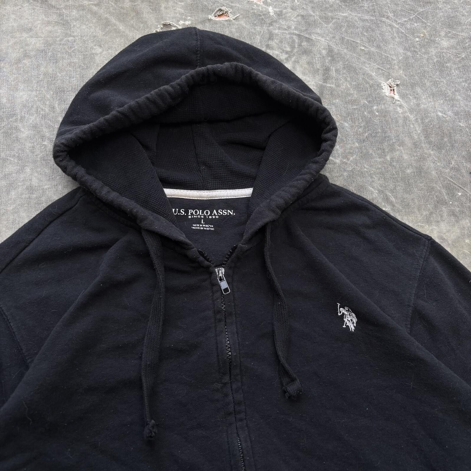 U.S. Polo Assn. Vintage Y2K U.S. Polo Assn. Full Zip Thermal Lined Hoodie Size US L / EU 52-54 / 3 - 2 Thumbnail