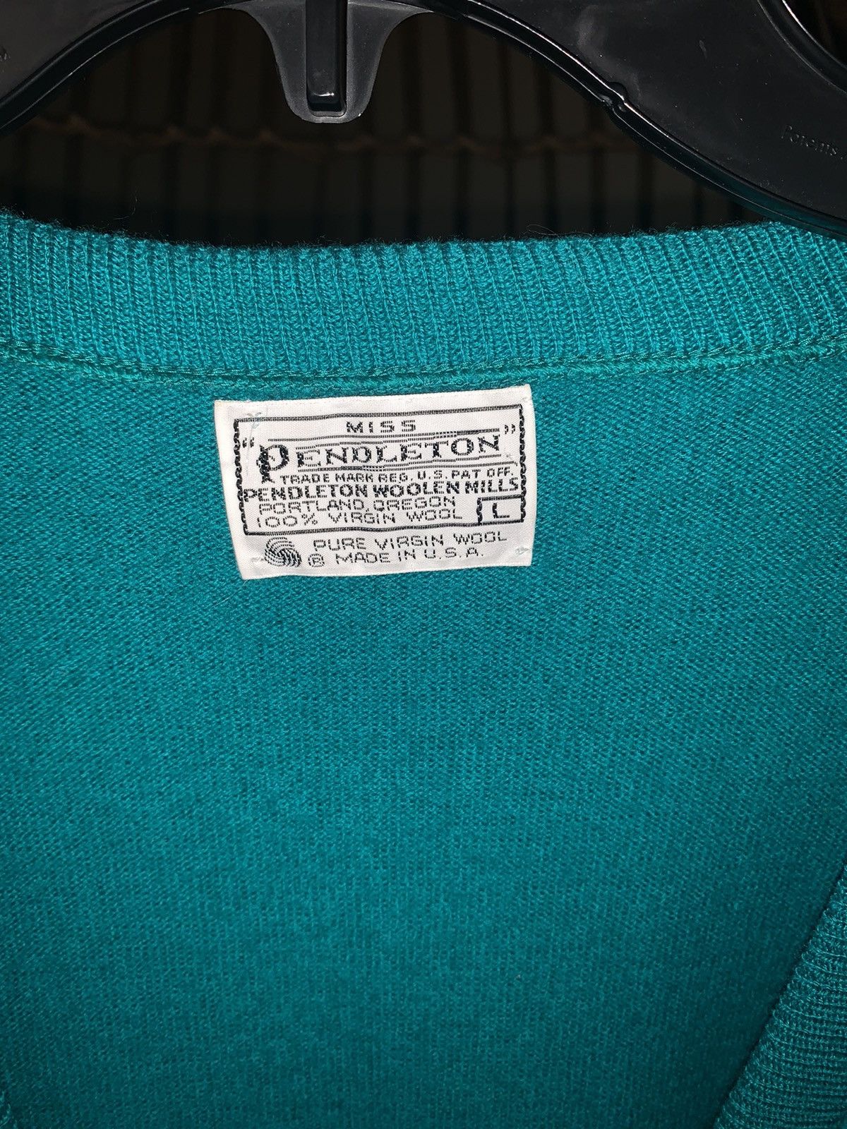 Pendleton × Vintage Vintage Miss Pendleton Wool Cardigan Size L / US 10 / IT 46 - 3 Thumbnail
