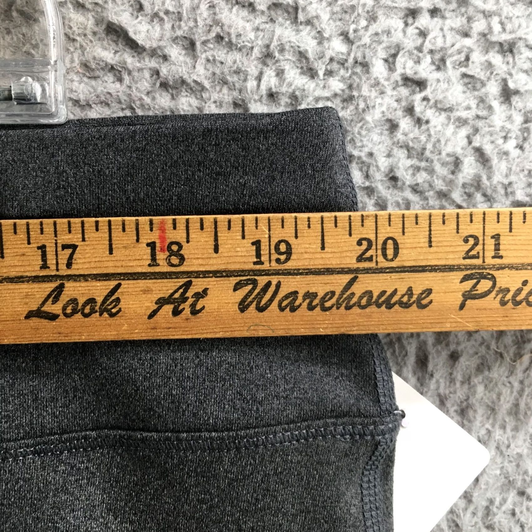 Vintage Just My Size Hanes Leggings Womens 3X Gray Activewear Pull On Elastic Waist NEW Size 40" / US 18 - 5 Thumbnail