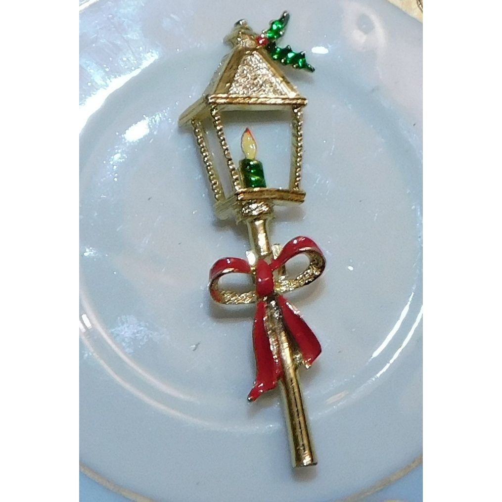 Other Gerry's Vintage Holiday Streetlamp Brooch Size ONE SIZE - 2 Thumbnail