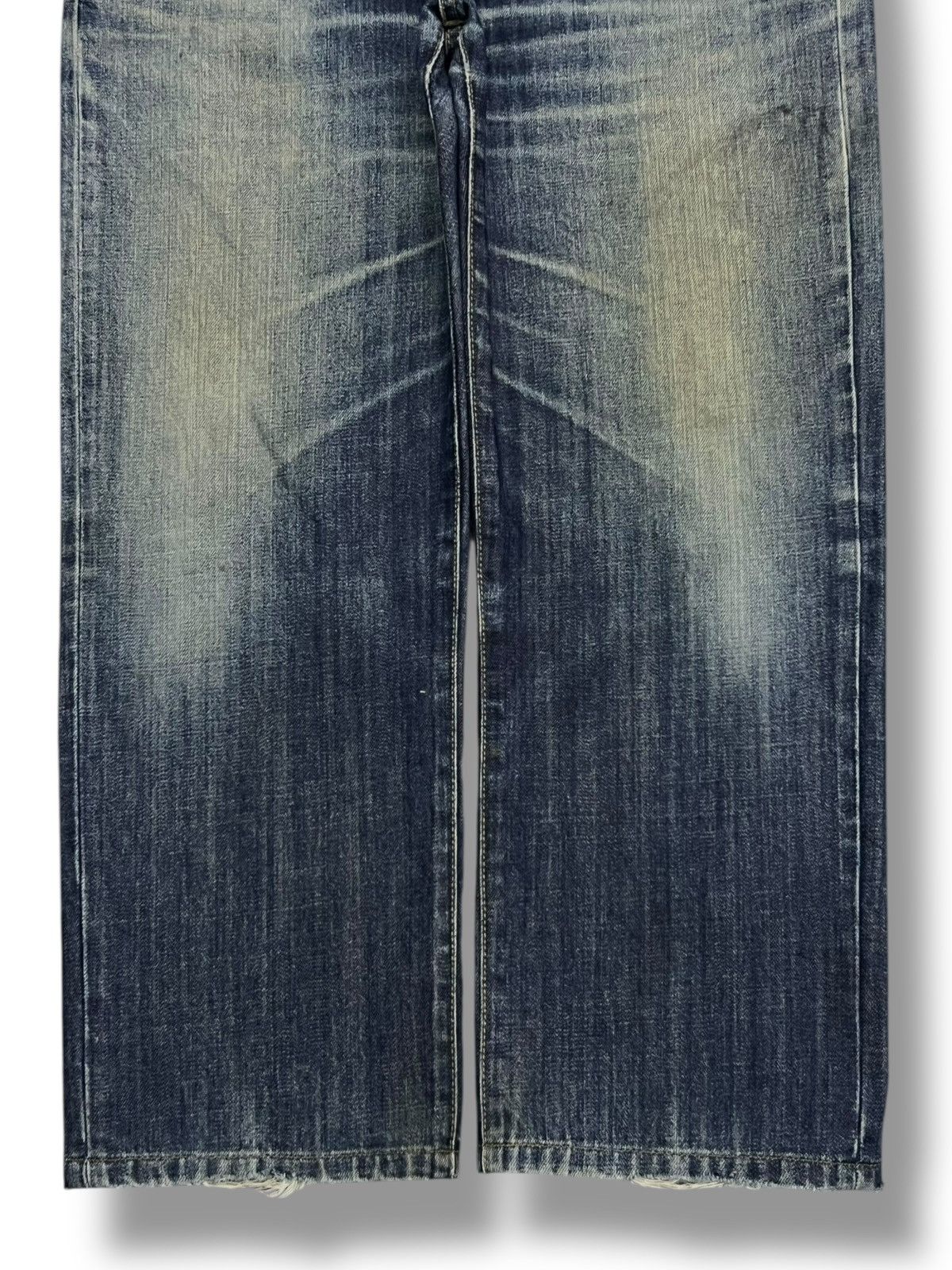 Uniqlo Vintage Uniqlo Japan | Faded Mud Wash | Relaxed Straight W33 Size US 33 - 6 Thumbnail