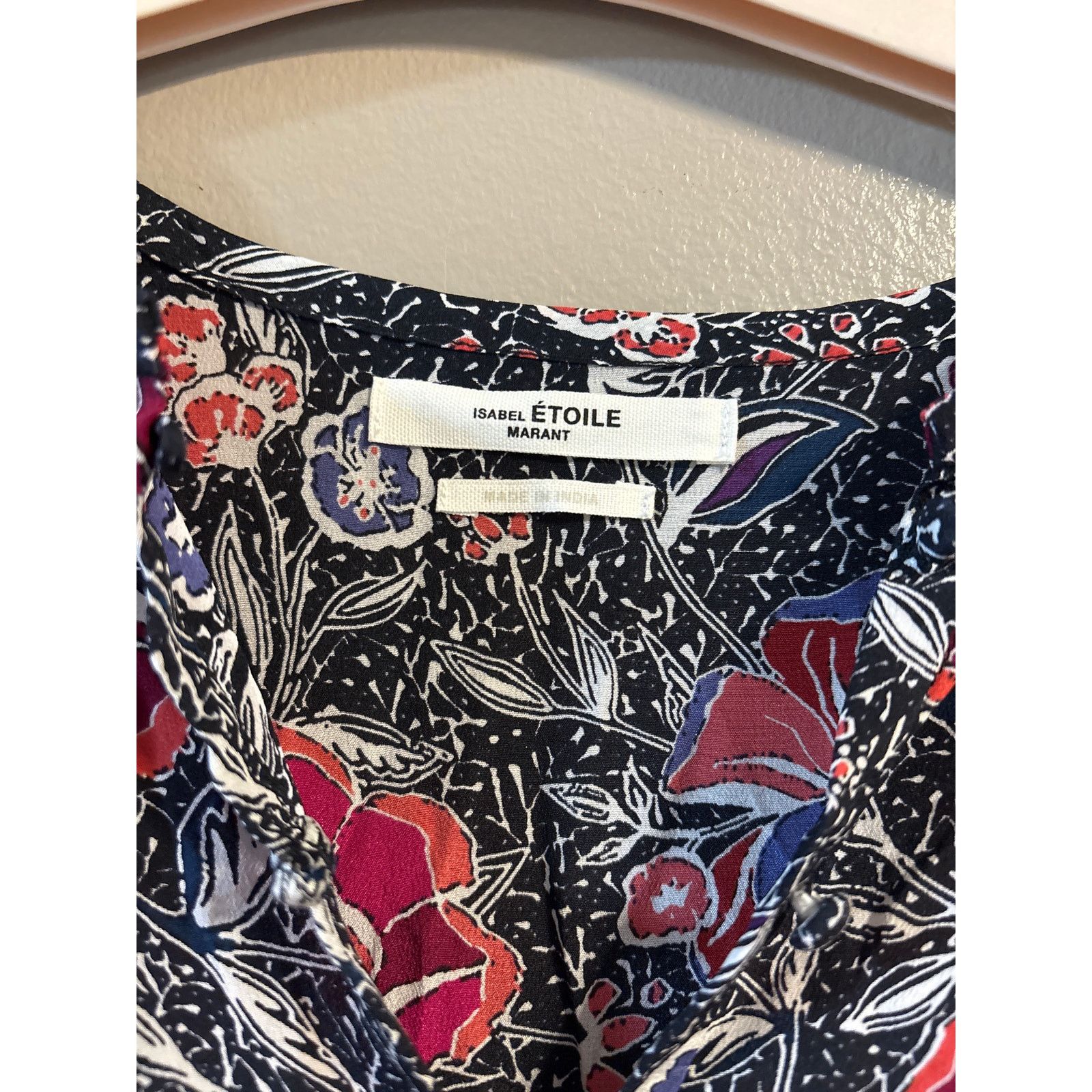 Isabel Marant Isabel Marant Etoile Dress Sz 38/ 6 Yandra Silk Floral Dress Size M / US 6-8 / IT 42-44 - 4 Thumbnail