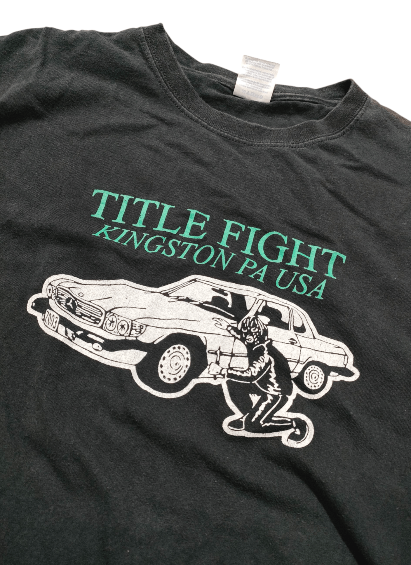 Band Tees 00s TITLE FIGHT "KINGSTON PA USA" Vintage Band Tee Size US L / EU 52-54 / 3 - 1 Thumbnail