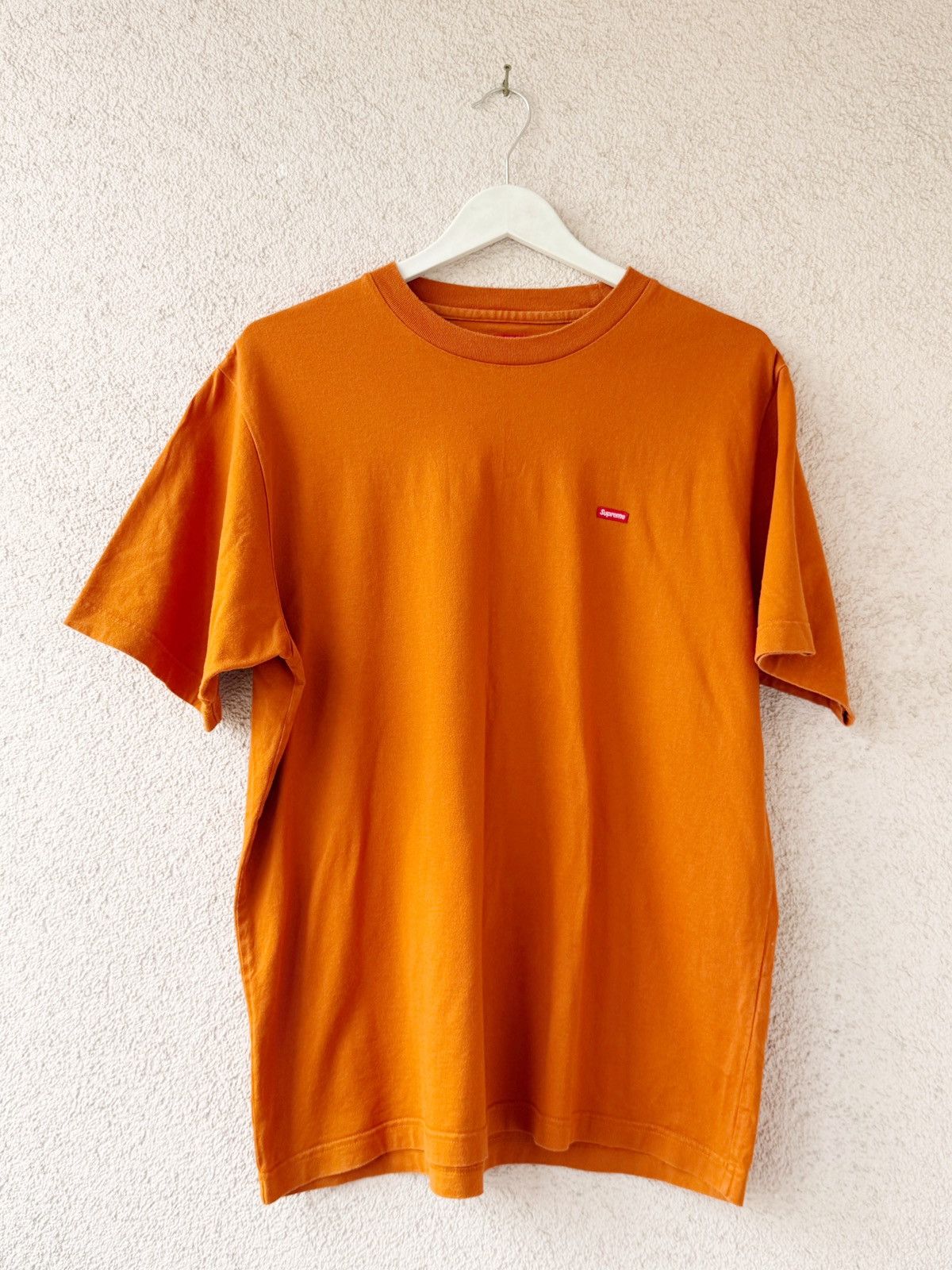 Supreme Orange on Orange Box Logo T-Shirt | Grailed