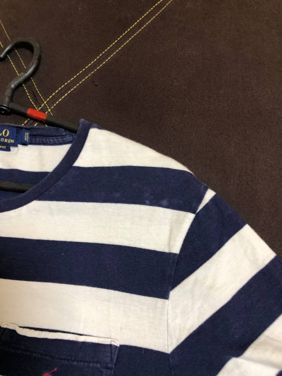 Polo Ralph Lauren Polo Ralph Lauren Shirt Navy Striped Classic Fit Crewneck Size US L / EU 52-54 / 3 - 8 Thumbnail