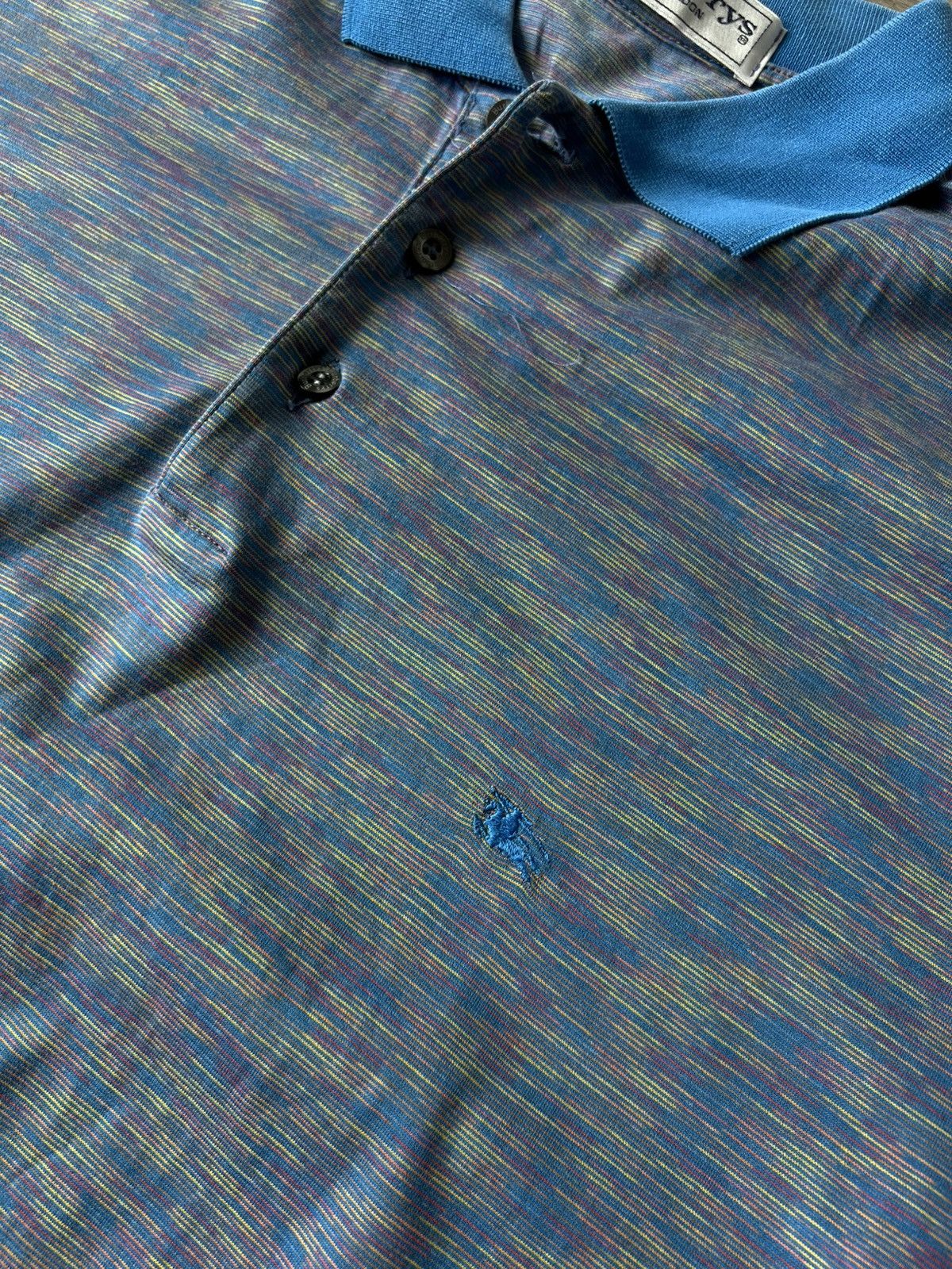Burberry × Vintage Vintage Burberrys of London Straight Multicolour Polo Size US L / EU 52-54 / 3 - 11 Thumbnail