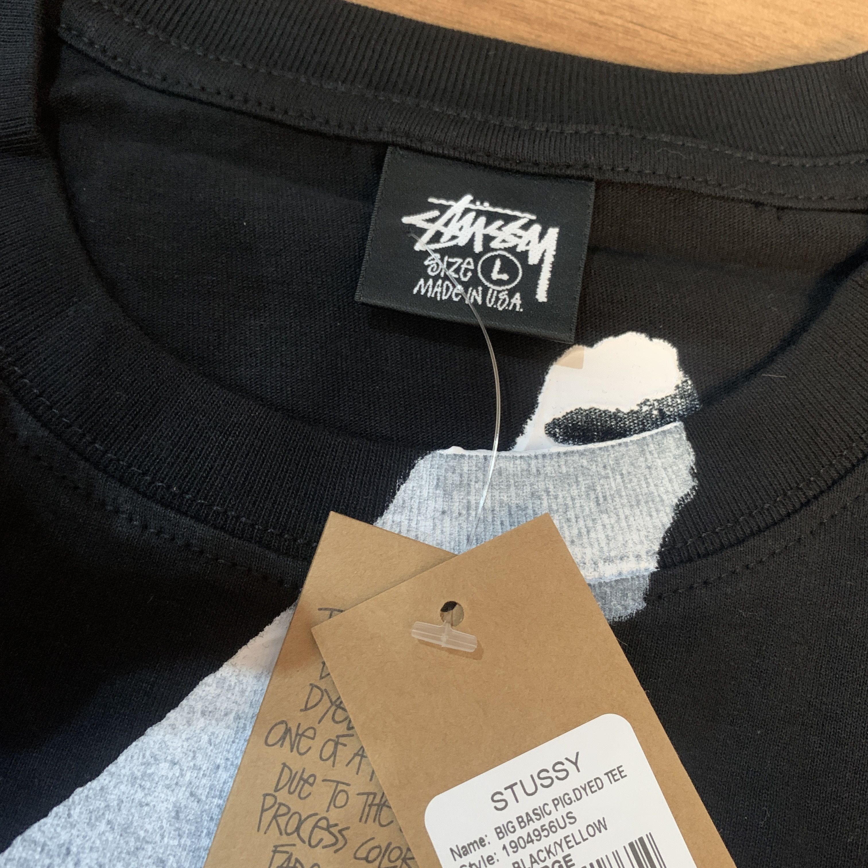 Stussy Stussy Tee Black Size US L / EU 52-54 / 3 - 4 Thumbnail