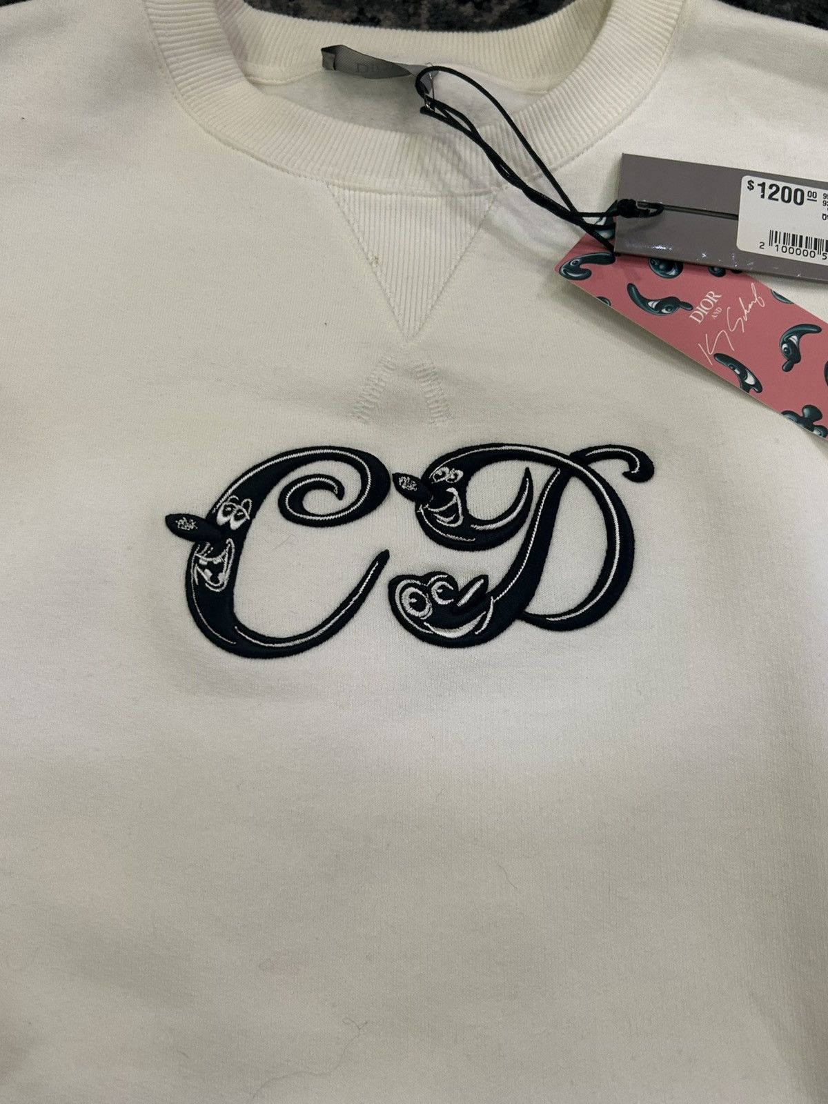 Christian Dior Monsieur Dior x Kenny Scharf Embroidery Crewneck Size US L / EU 52-54 / 3 - 2 Thumbnail
