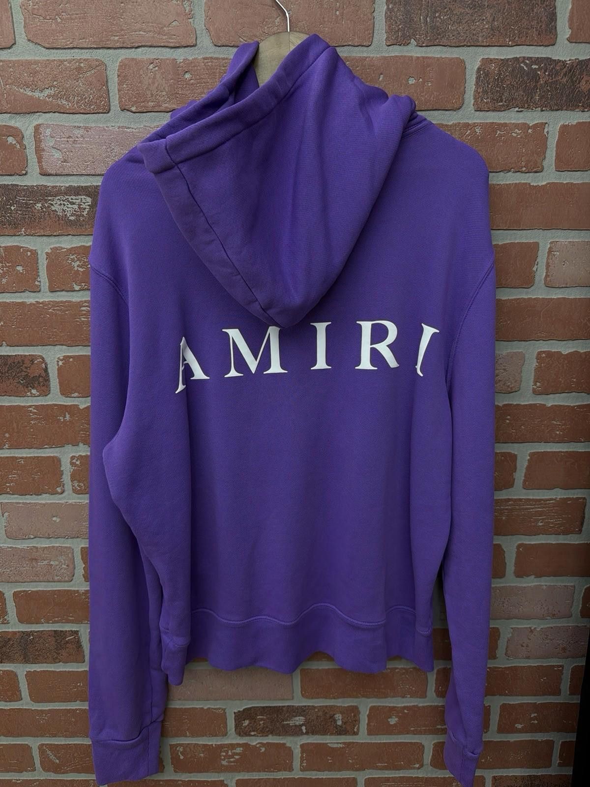 Amiri Amiri Men's Purple Logo Pullover Hoodie Sweater Size Medium Size US M / EU 48-50 / 2 - 5 Thumbnail