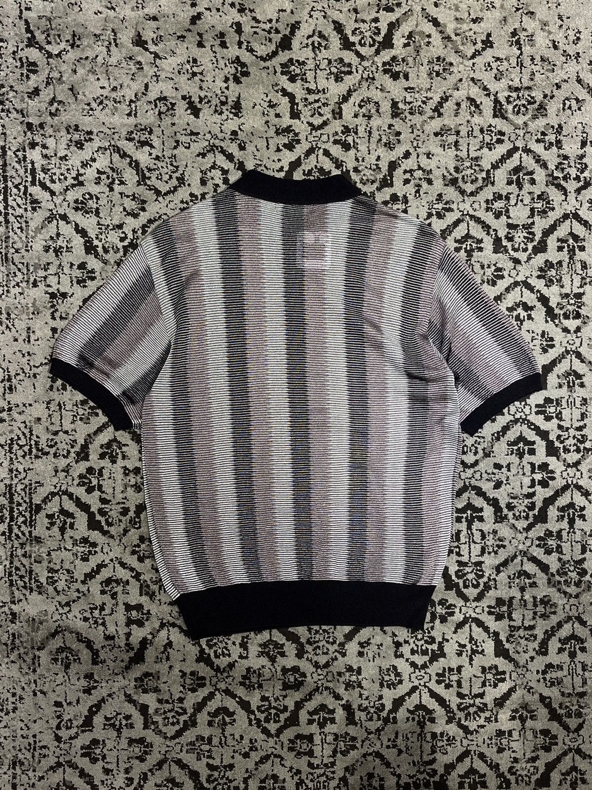 Vintage × Yves Saint Laurent Vintage Yves Saint Laurent Knit Polo Size US L / EU 52-54 / 3 - 2 Thumbnail