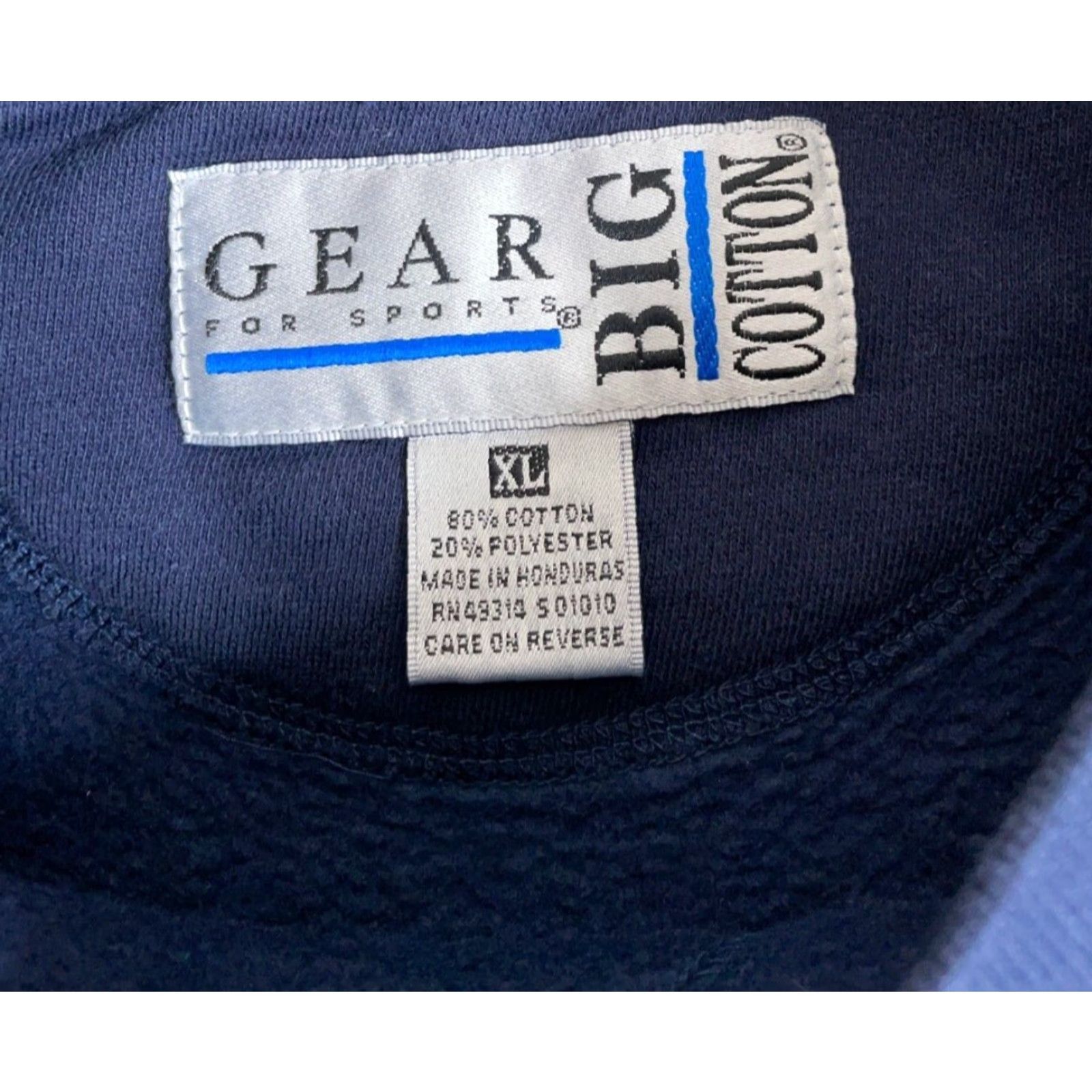 Vintage VINTAGE US Air Force Mom Sweatshirt Gear for Sports Adult XL Dark Blue Heavyweight Cotton-Blend Fleece Raglan Sleeve Crew Neck Pullover Women Size XL / US 12-14 / IT 48-50 - 4 Thumbnail