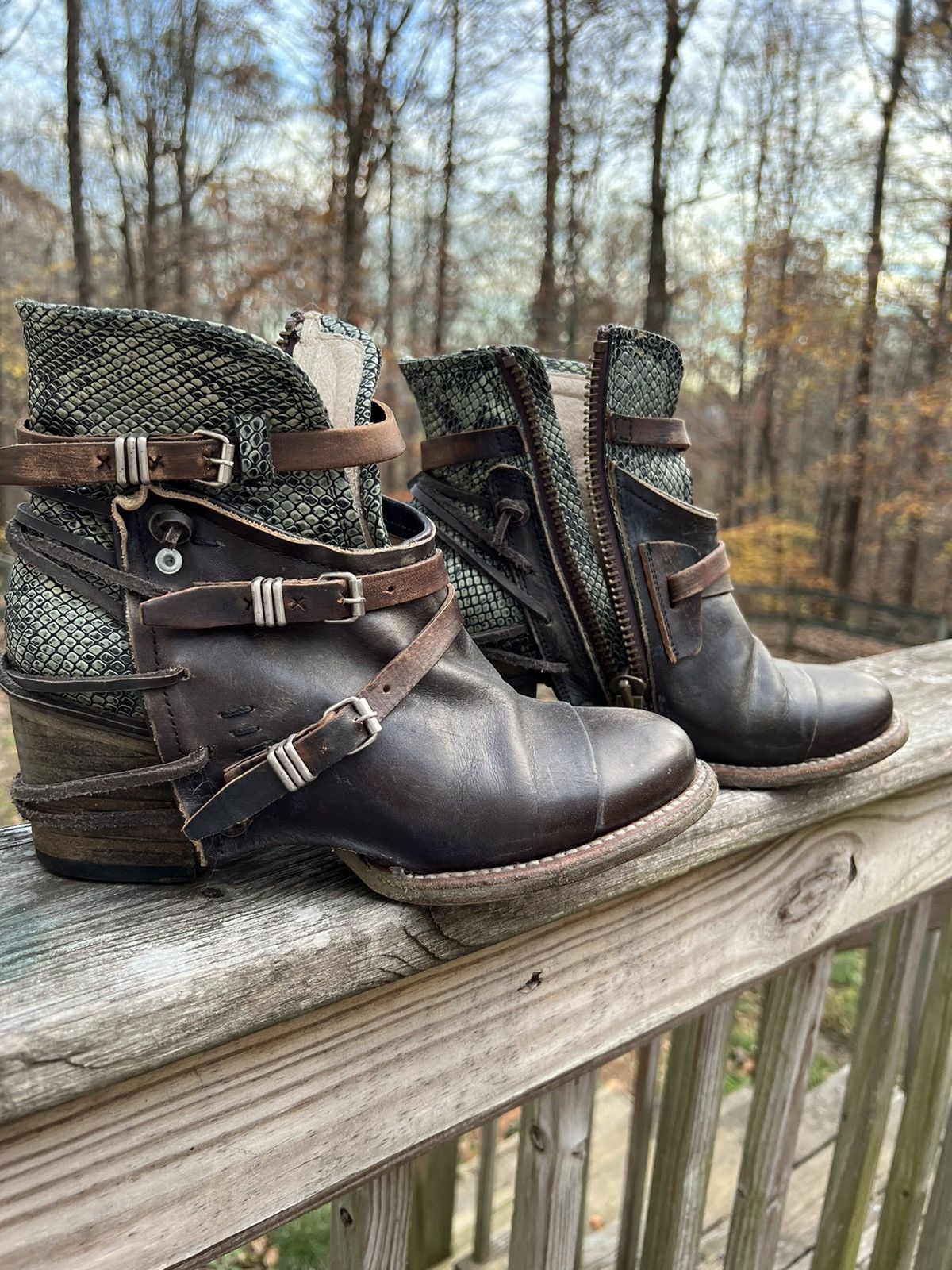 FREEBIRD Crue Booties Size US 8 / IT 38 - 1 Thumbnail