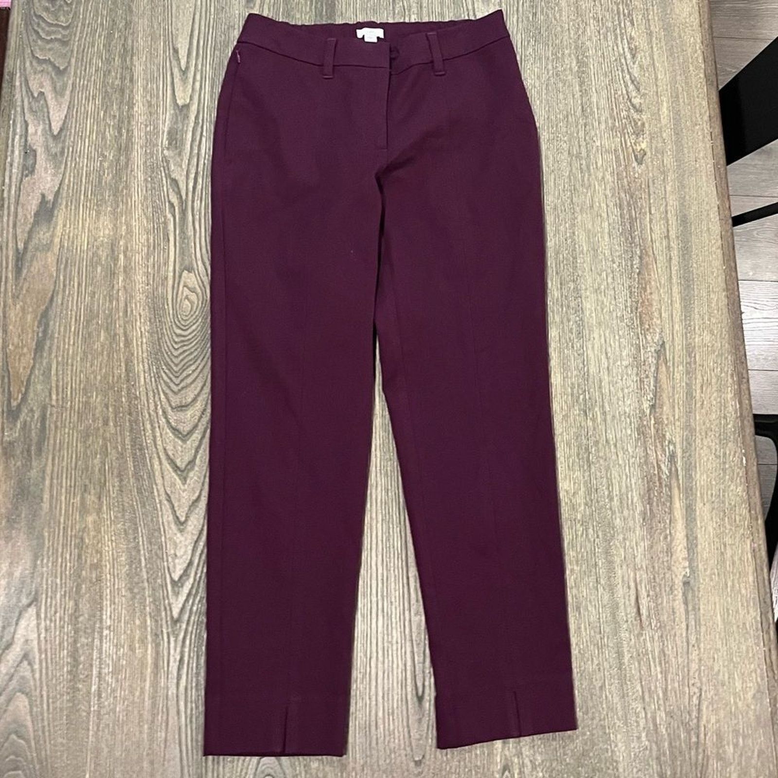 Vintage NWOT J. Jill Flat Front Pants Mid Rise Straight Leg Size 8 Size 30" / US 8 / IT 44 - 1 Thumbnail