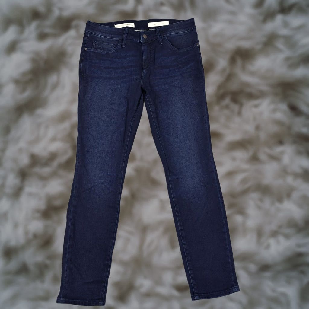 Vintage VINTAGE Pilcro Jeans Womens 30 Blue Dark Wash Stet Mid Rise Slim Ankle Stretch Denim Size 30" / US 8 / IT 44 - 1 Thumbnail