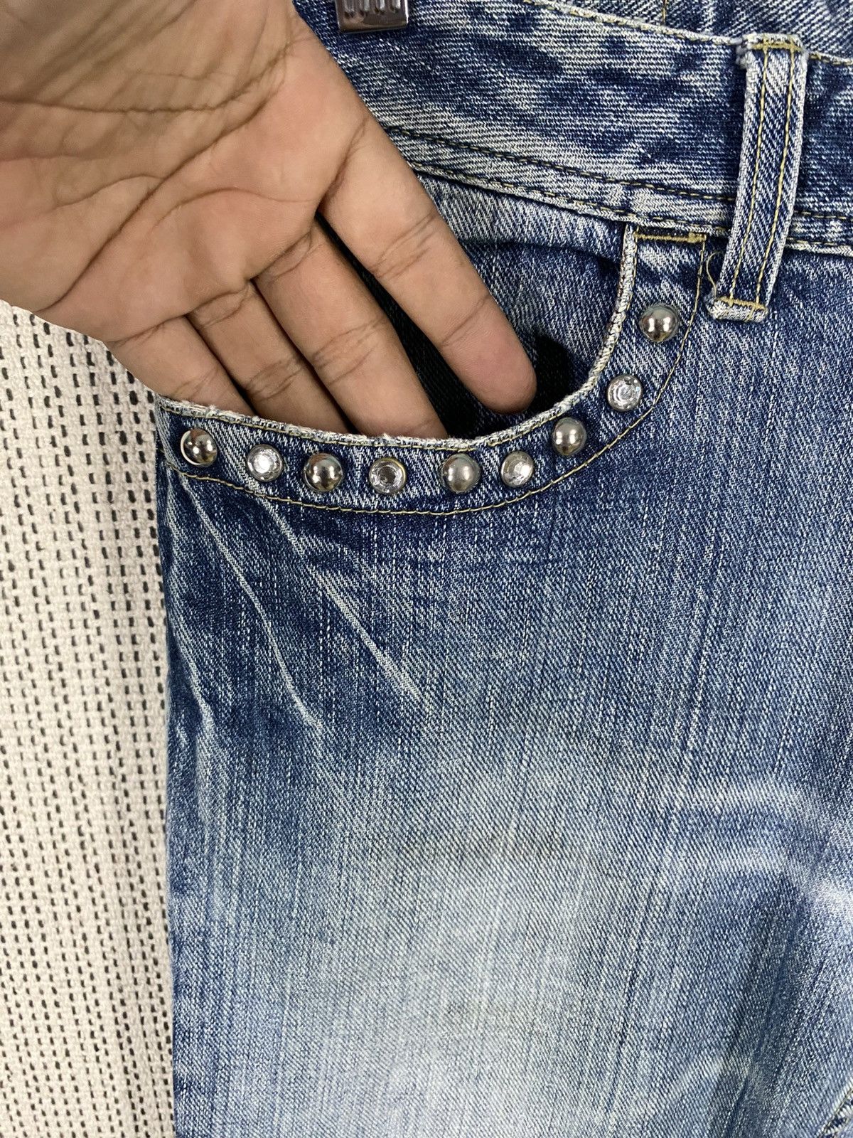 Japanese Brand Mens bigi japanase brand flared denim pant Size US 32 / EU 48 - 6 Thumbnail