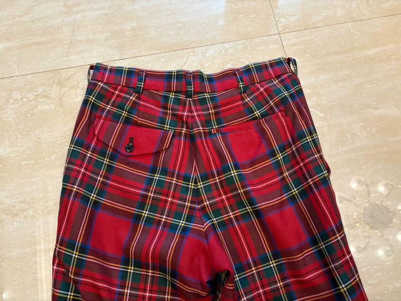 Comme des Garcons Comme Des Garcons size XS Strap plaid pants Size 25" / US 0 / IT 36 - 4 Thumbnail