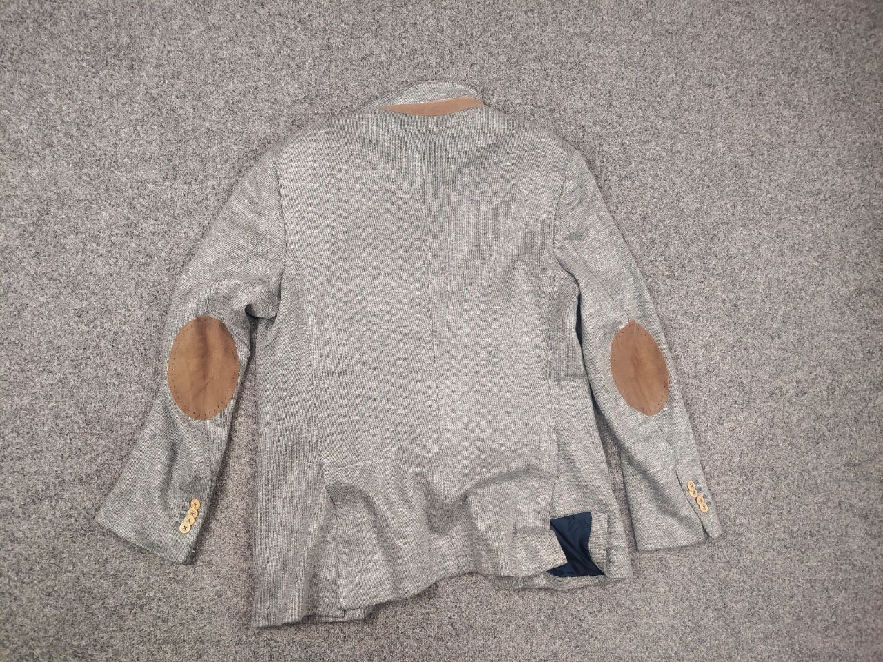 Massimo Osti Massimo Dutti Design Grey Linen Blend Blazer Sports Jacket Size US L / EU 52-54 / 3 - 7 Thumbnail
