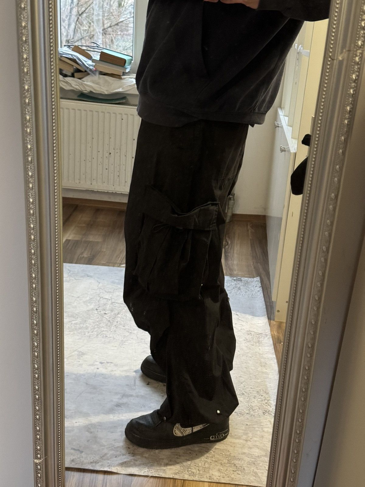 Vintage NINJA 🥷🏿 Parachute Cargo Pocket Pants Size US 34 / EU 50 - 5 Thumbnail