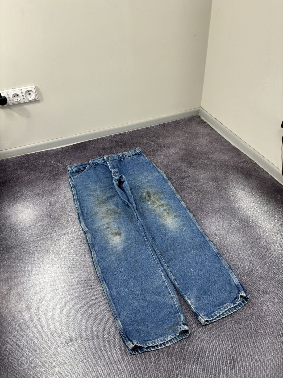 Dickies Vintage Dickies Relaxed Fit USA Work Blue Denim Jeans Size US 36 / EU 52 - 10 Thumbnail