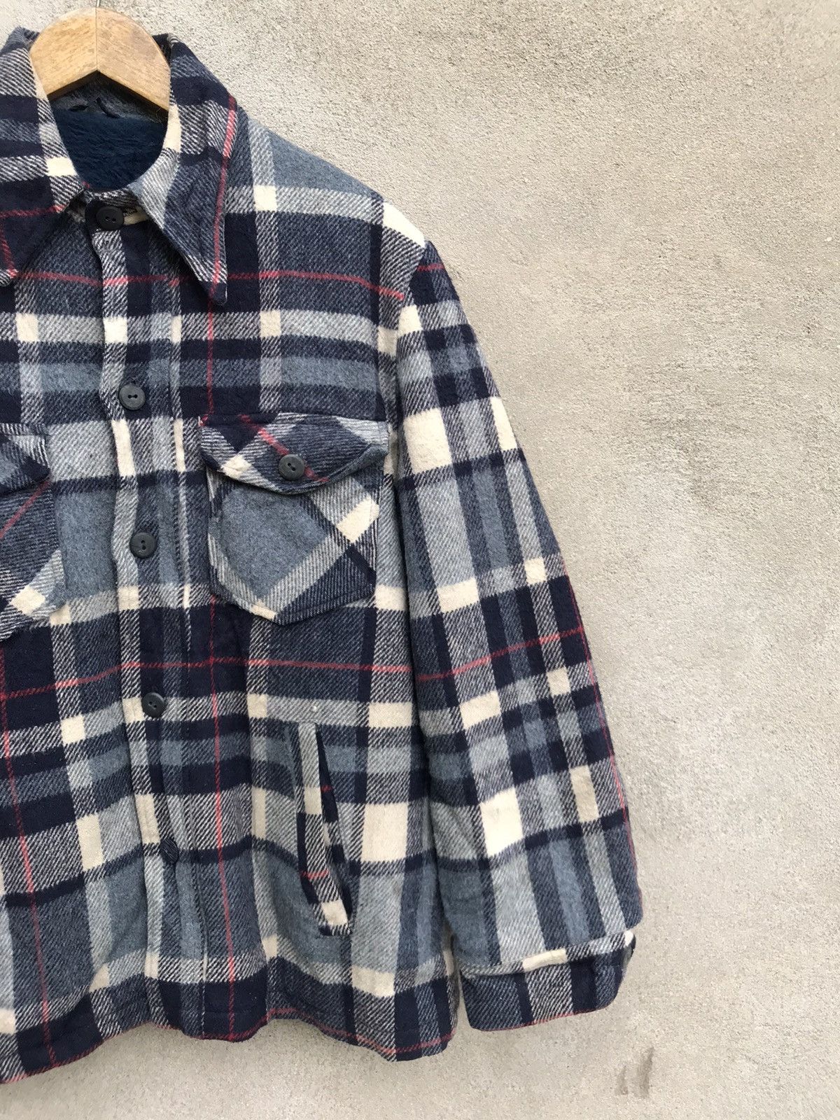 Sears × Vintage RARE Vintage 70s Sears Wool Button Up jacket Size US M / EU 48-50 / 2 - 6 Thumbnail