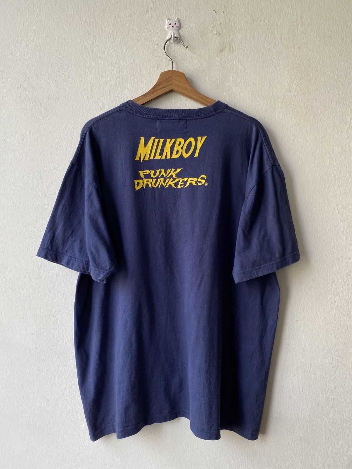 Beauty Beast × Japanese Brand 2000s - Milkboy ‘Punk as Fuck’ Punk Drunkers T Shirt Size US XXL / EU 58 / 5 - 4 Thumbnail