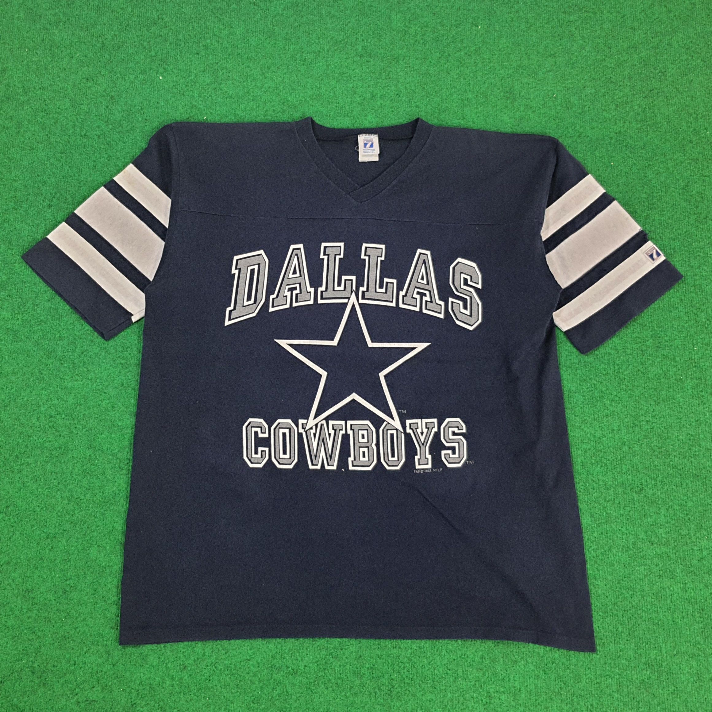 NFL × Vintage Vintage NFLP Dallas Cowboys Football Team 90S Tshirt Size US XXL / EU 58 / 5 - 1 Thumbnail
