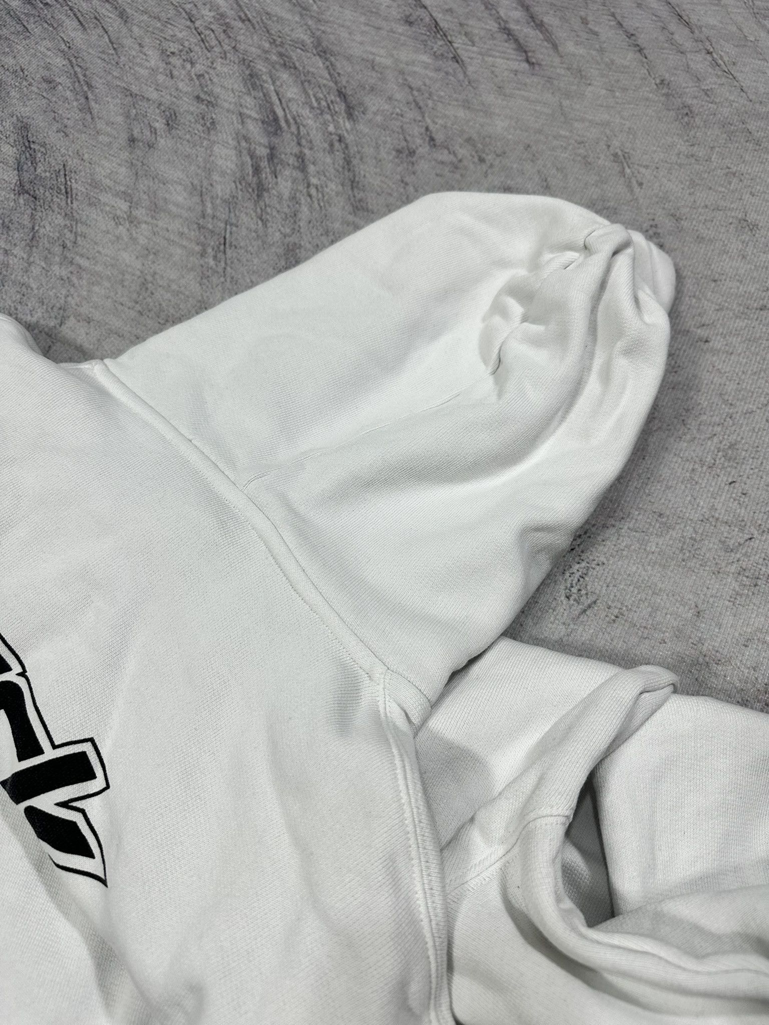Balenciaga Balenciaga Sweatshirt Track Back Logo White Hoodie size S Size US M / EU 48-50 / 2 - 15 Thumbnail