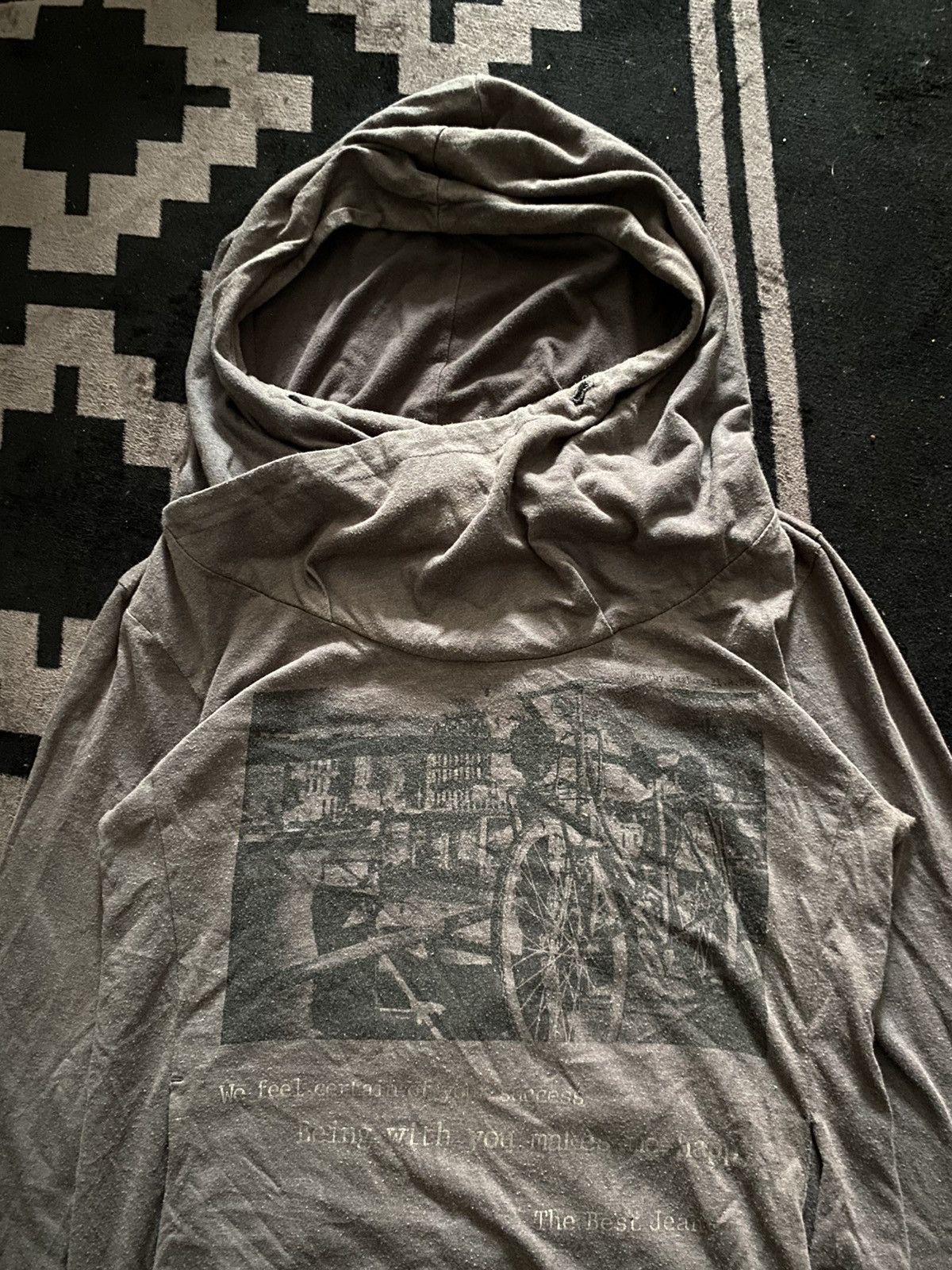 If Six Was Nine × Japanese Brand × Le Grande Bleu (L.G.B.) Tbj jeans art hoodie Size US M / EU 48-50 / 2 - 2 Thumbnail