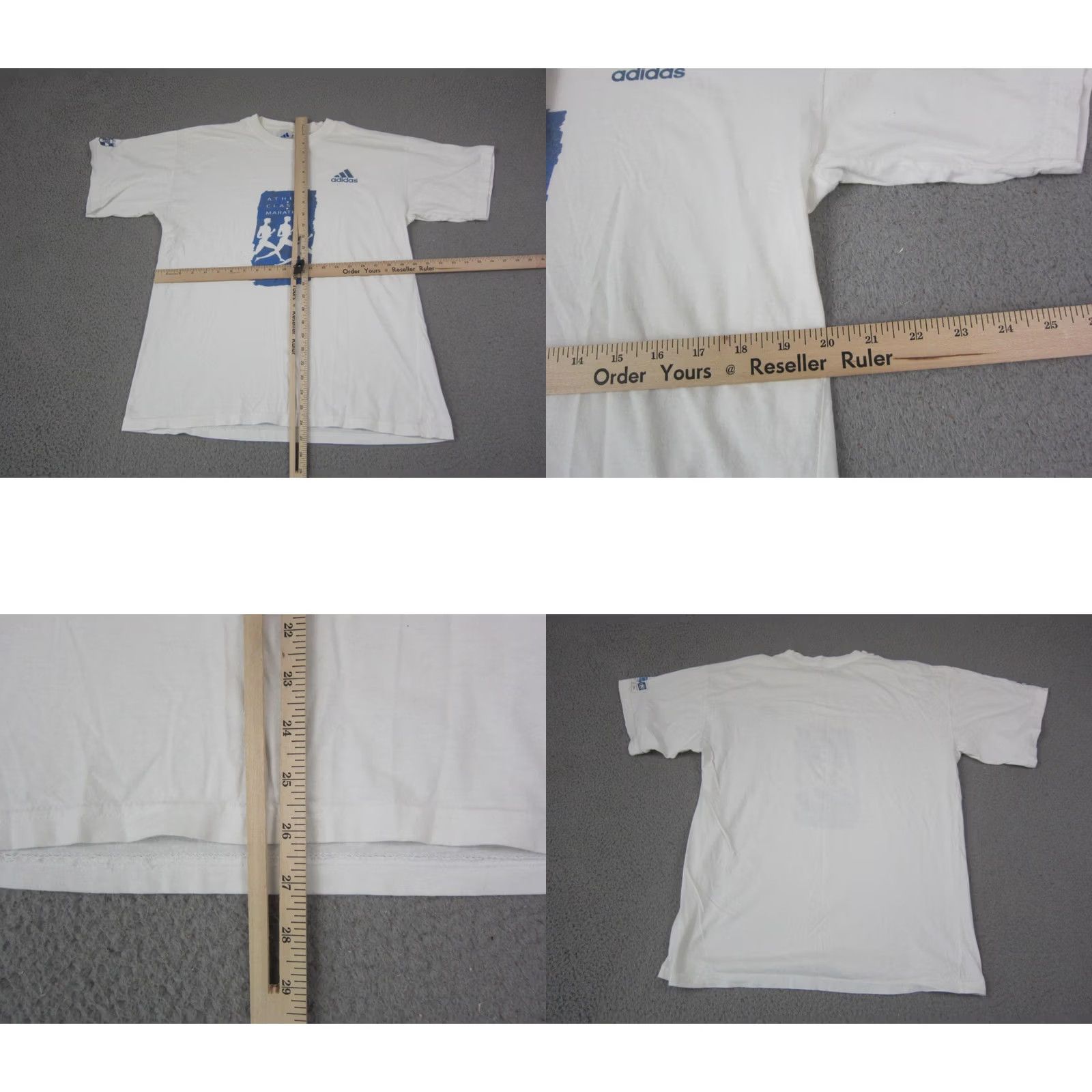 Adidas Vintage Adidas Shirt L Mens White Athens Greece Marathon Alpha Y2K Olympics Size US L / EU 52-54 / 3 - 8 Thumbnail