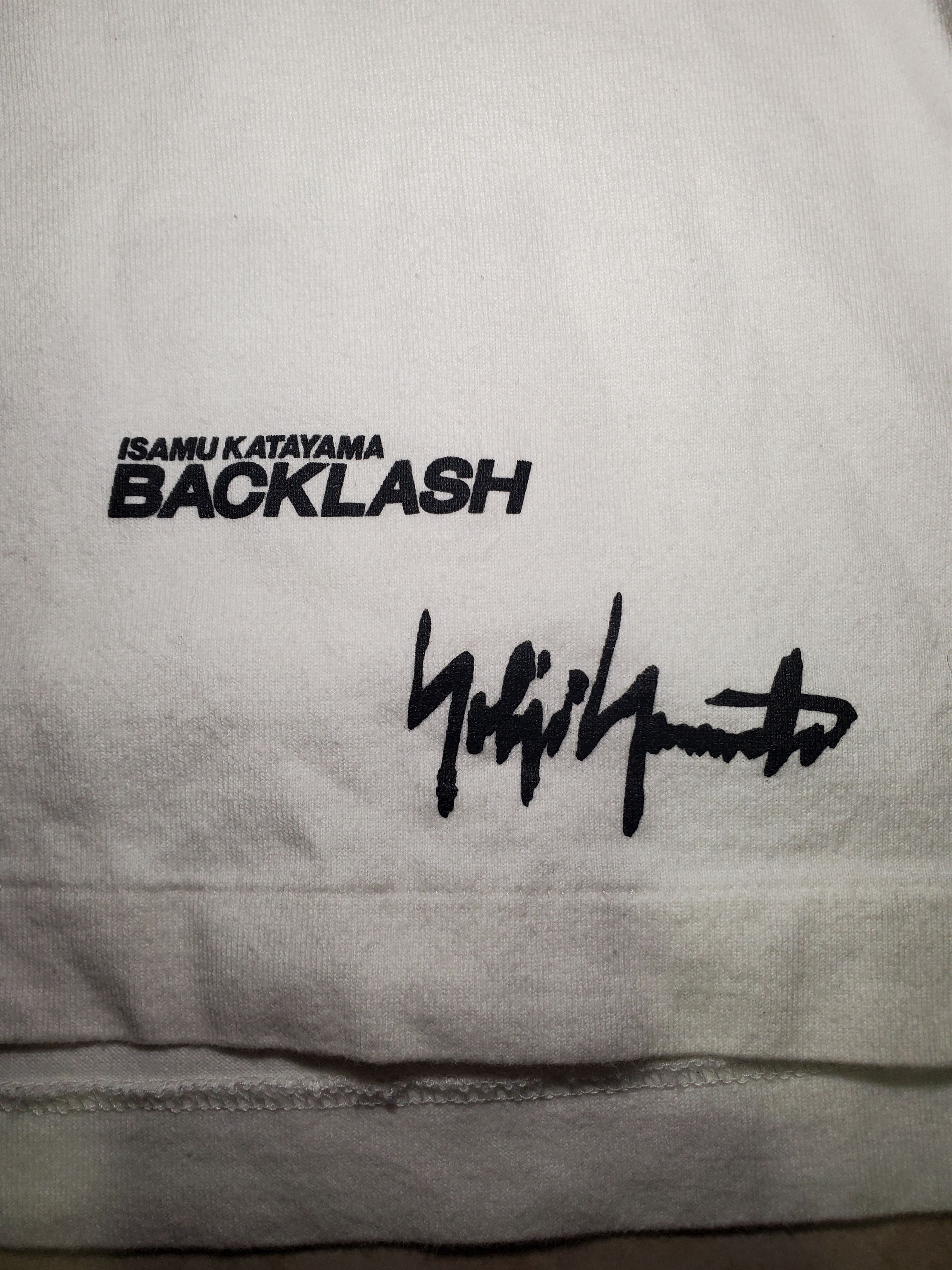 Yohji Yamamoto Isamu Katayama Backlash x Yohji 2 Decades T Shirt Size US L / EU 52-54 / 3 - 3 Thumbnail
