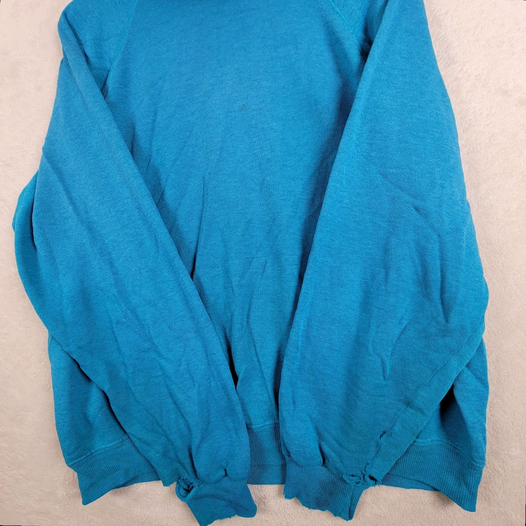 Hanes VINTAGE Hanes Sweatshirt Women XL Blue Bear 90s Pullover Crew Neck Long Sleeve Casual Size XL / US 12-14 / IT 48-50 - 4 Thumbnail