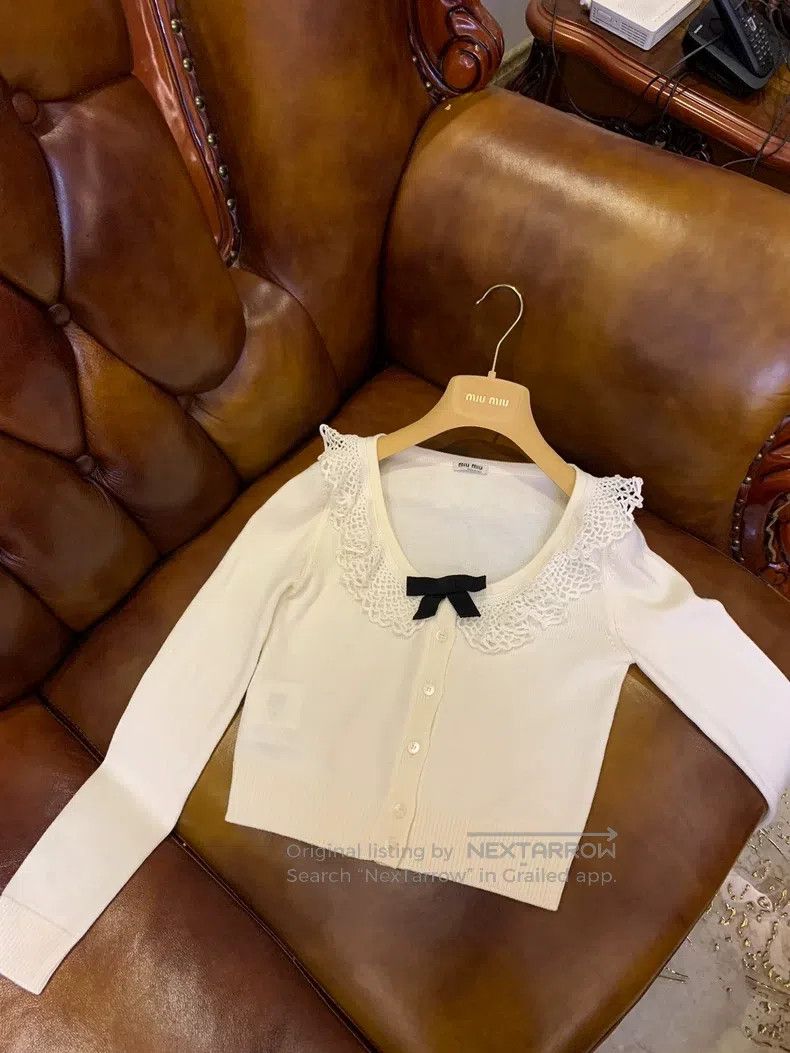 Miu Miu Miu Miu 36 Knitted coat Size S / US 4 / IT 40 - 3 Thumbnail
