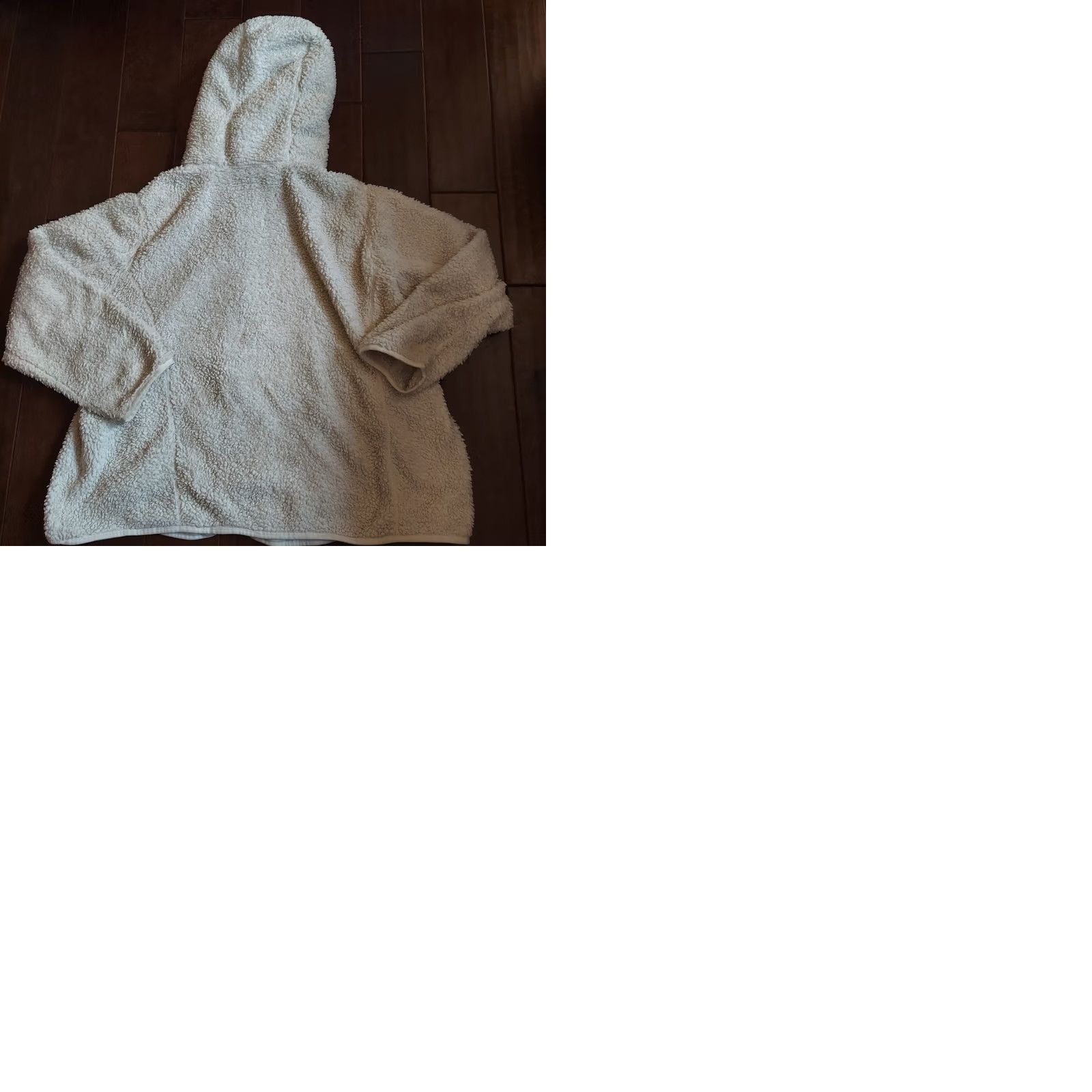 Tommy Hilfiger VINTAGE Tommy Hilfiger Hoodie Pullover White 2XL Mens Regular Zip Sherpa Winter Fall Size XXL / US 16-18 / IT 52-54 - 12 Thumbnail