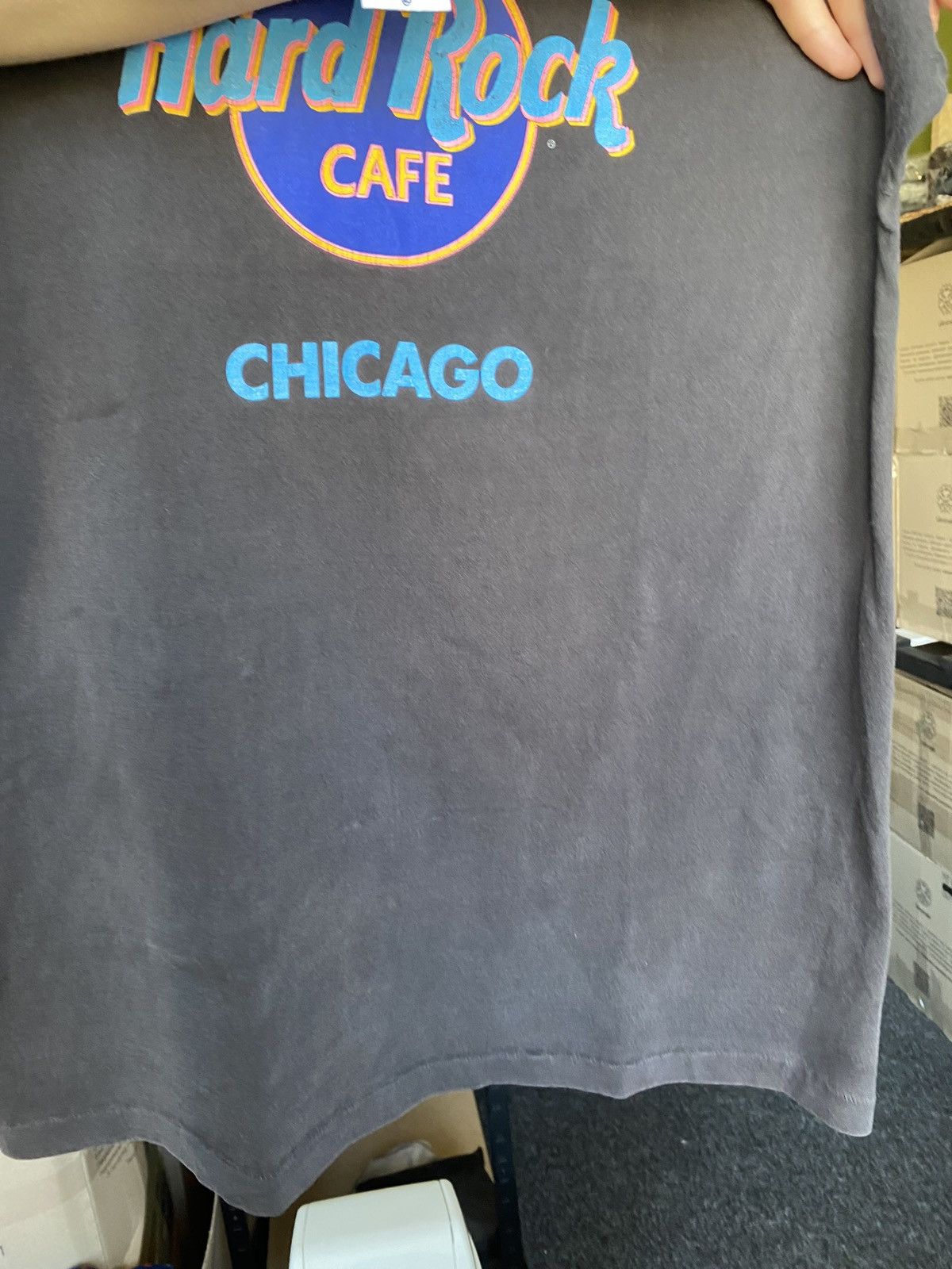 Hard Rock Cafe 🔥Hard Rock Cafe Chicago Black Faded Tee xl Size US XL / EU 56 / 4 - 13 Thumbnail