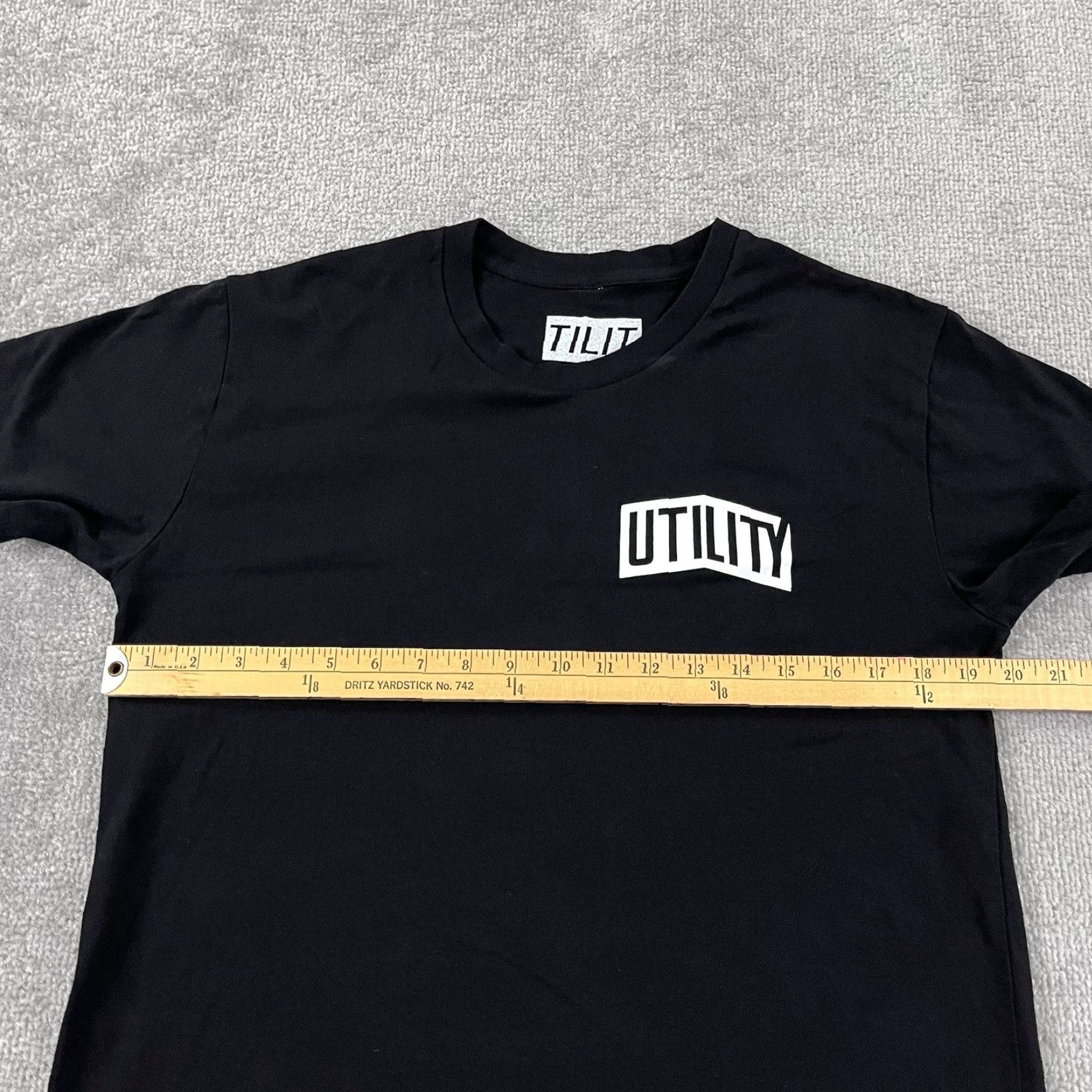 Vintage Utility T-Shirt Mens M Black Graphic Print NYC Chef Goods Wear Casual Shirt Size US M / EU 48-50 / 2 - 6 Thumbnail
