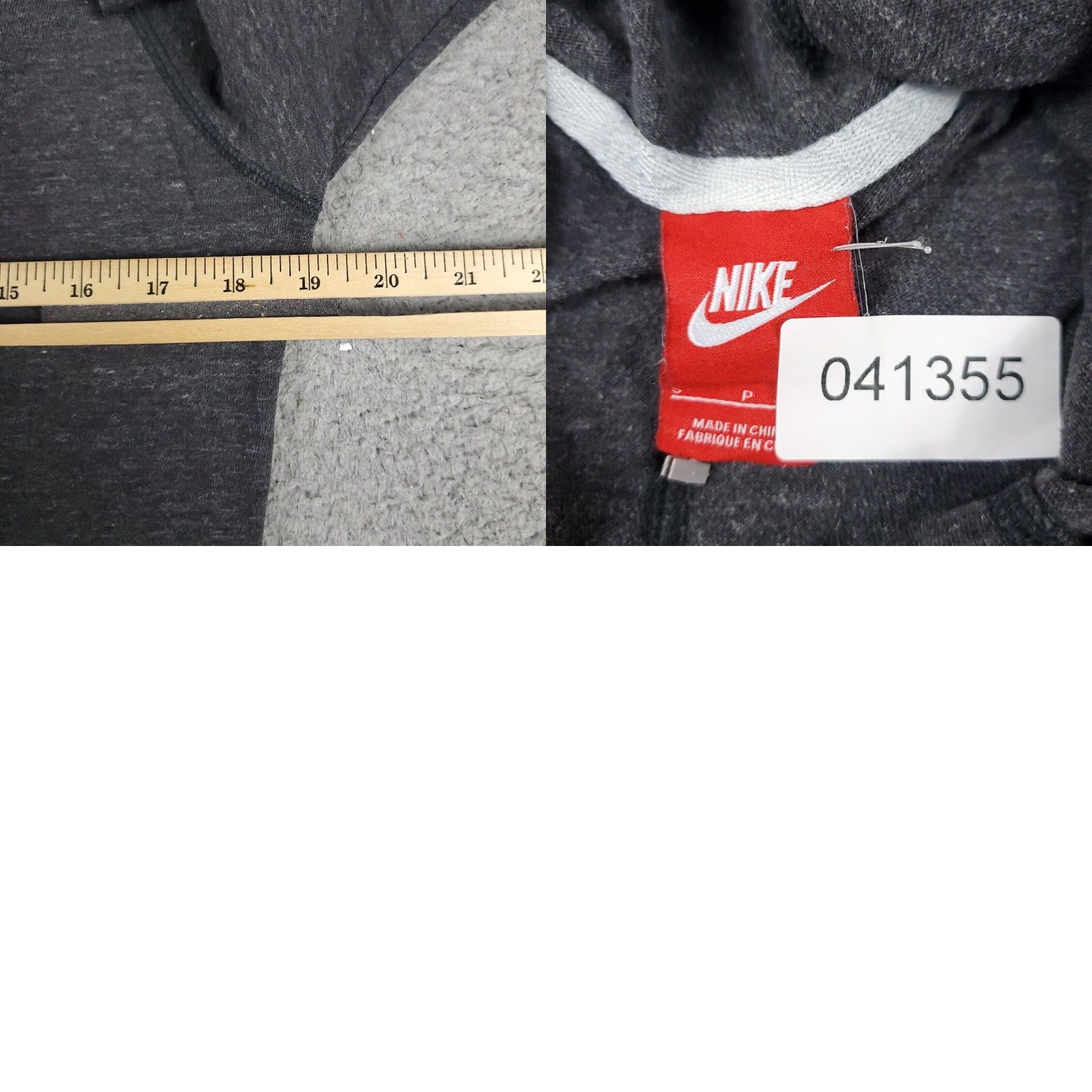 Nike Nike Womens Small Gray Full Zip Up Hoodie Swoosh Sweatshirt Size S / US 4 / IT 40 - 8 Thumbnail