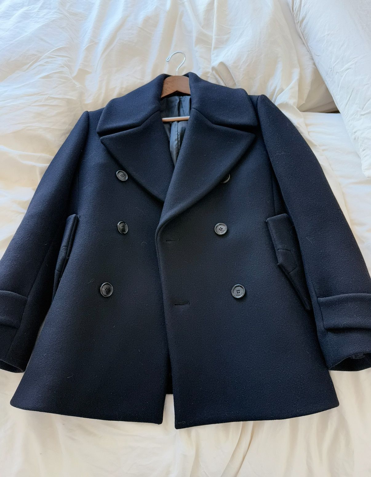 Juun.J navy peacoat